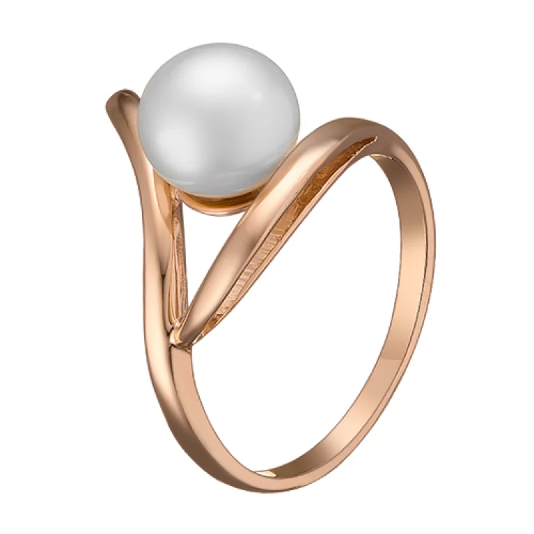 Золотое кольцо с жемчугом. Артикул 1191594101: цена, отзывы, фото – купить в интернет-магазине AURUM