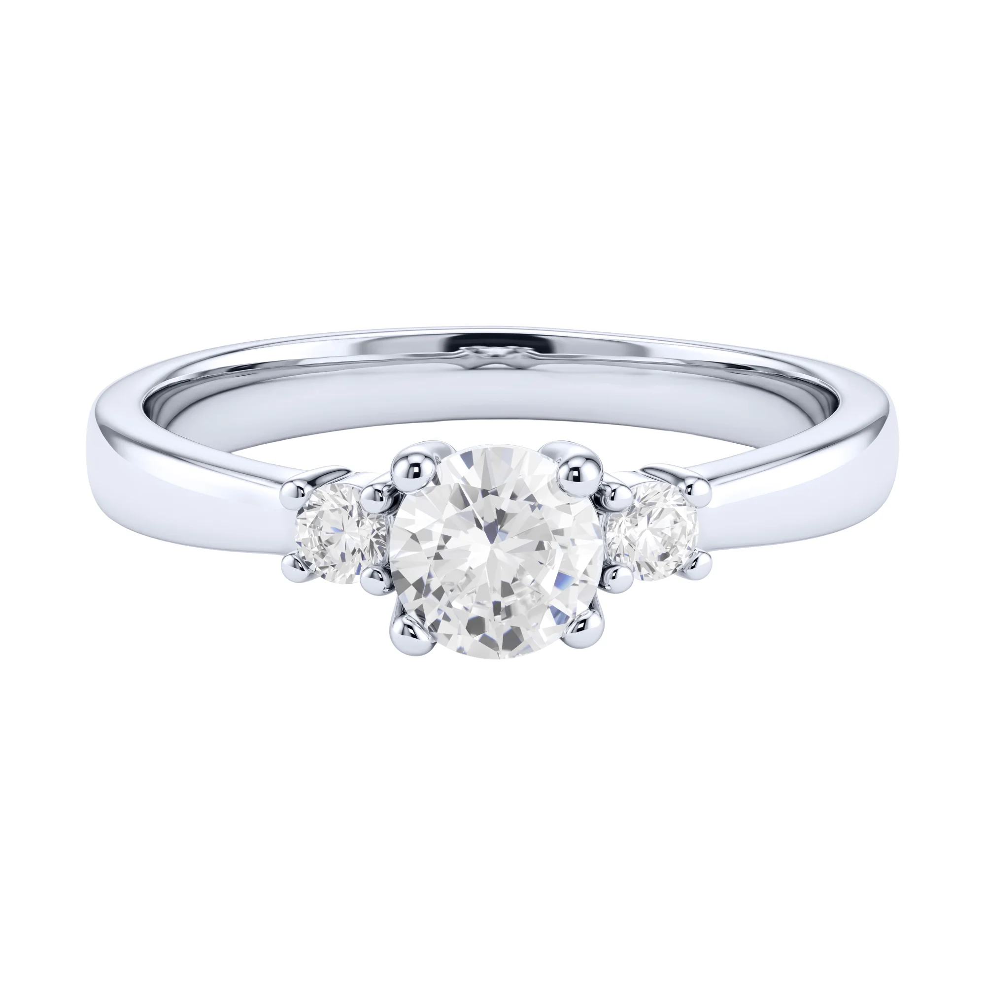Серебряное кольцо с фианитами - 2291291 - 2