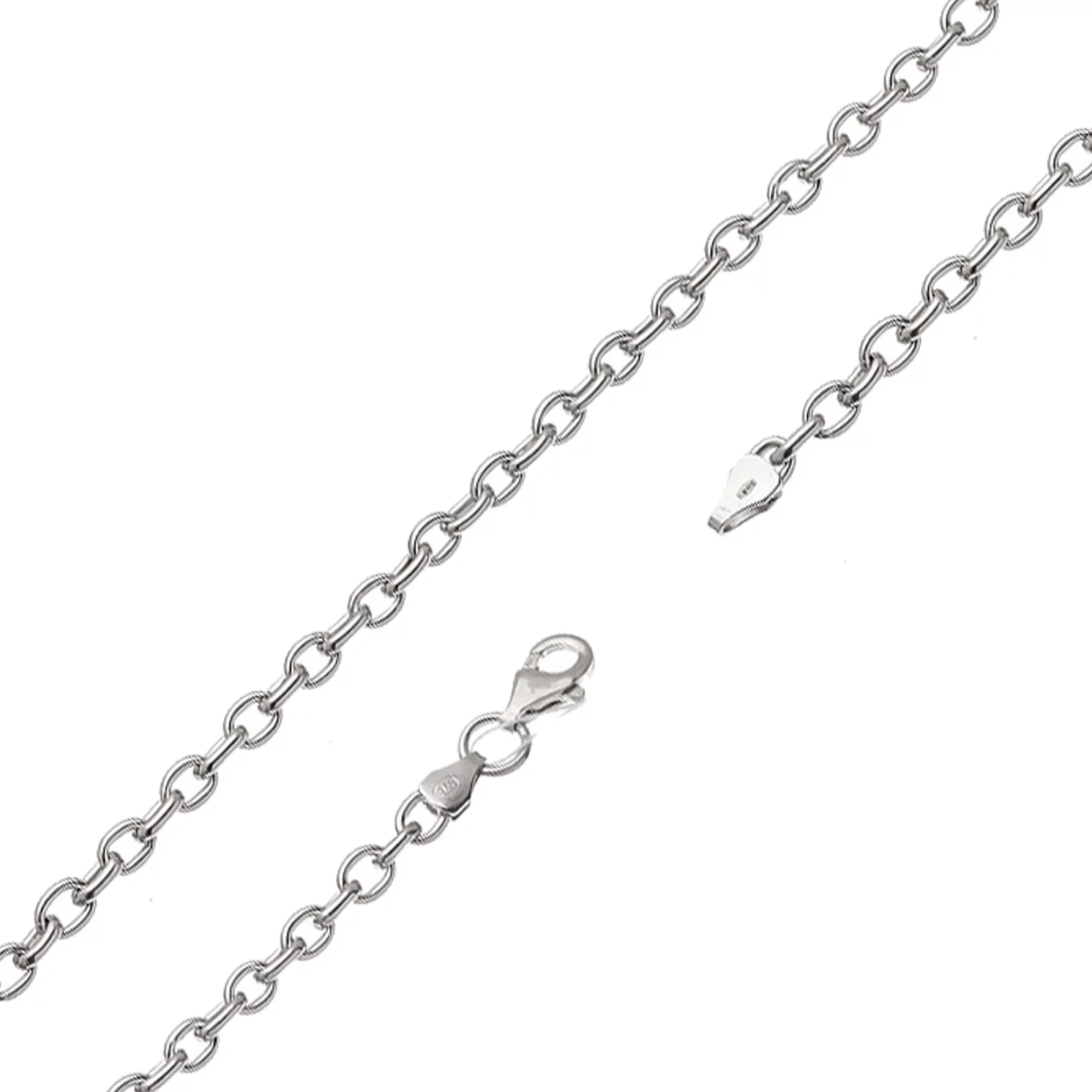 Срібний браслет з Якірним плетінням - 1101407 – зображення 1
