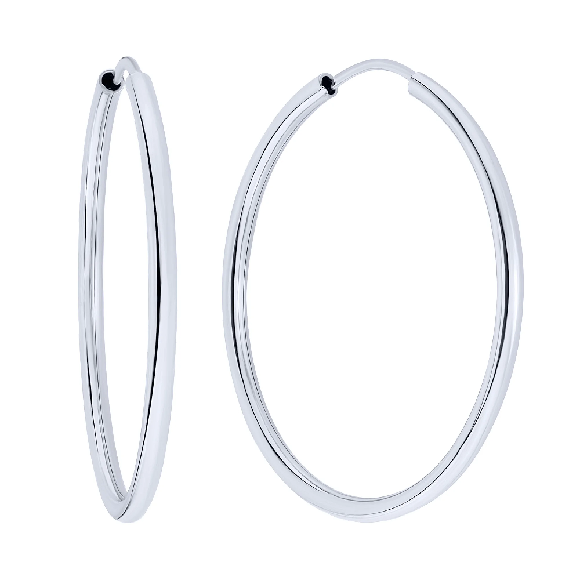 Серьги-кольца из серебра - 1606439 - 1
