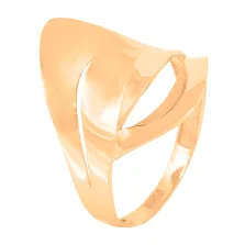 Каблучка масивна з червоного золота - 512129