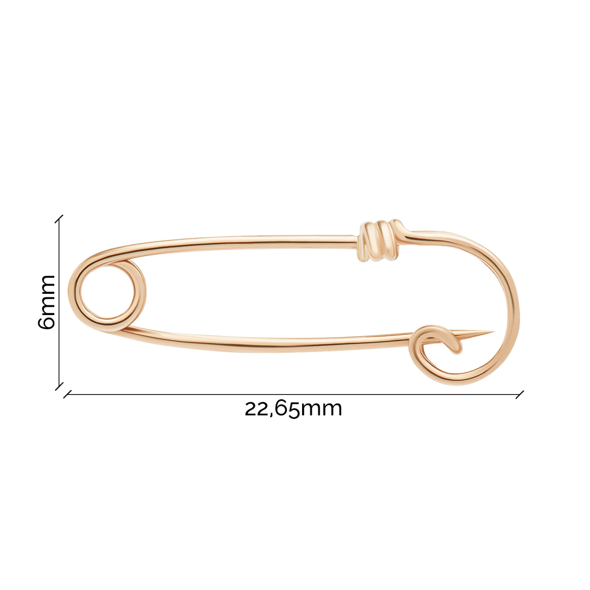 Шпилька з червоного золота - 1799228 – зображення 2
