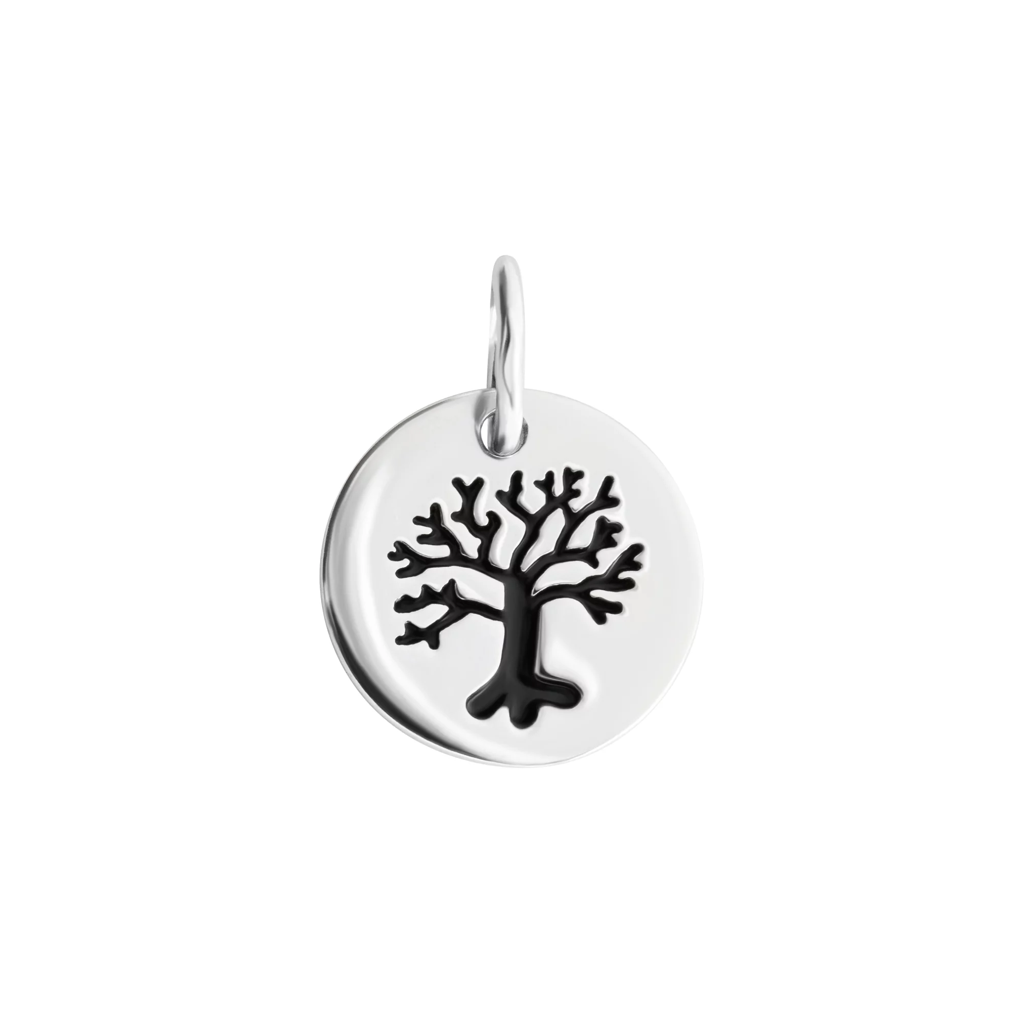Підвіска зі срібла "Дерево Життя" з емаллю та родіюванням - 1524592 – зображення 1