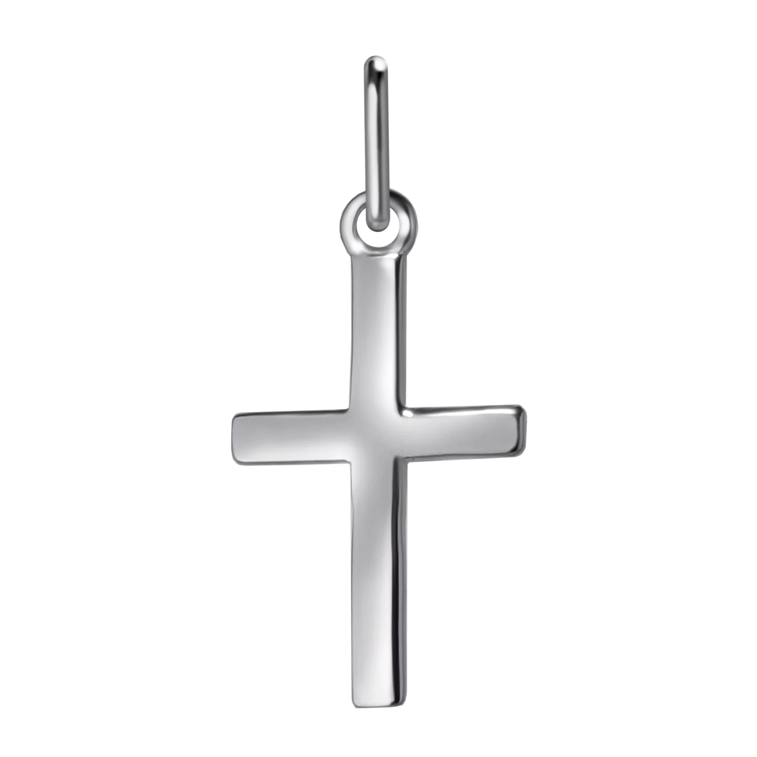 Срібний декоративний хрестик. Артикул 7503/П2/1035: ціна, відгуки, фото – купити в інтернет-магазині AURUM