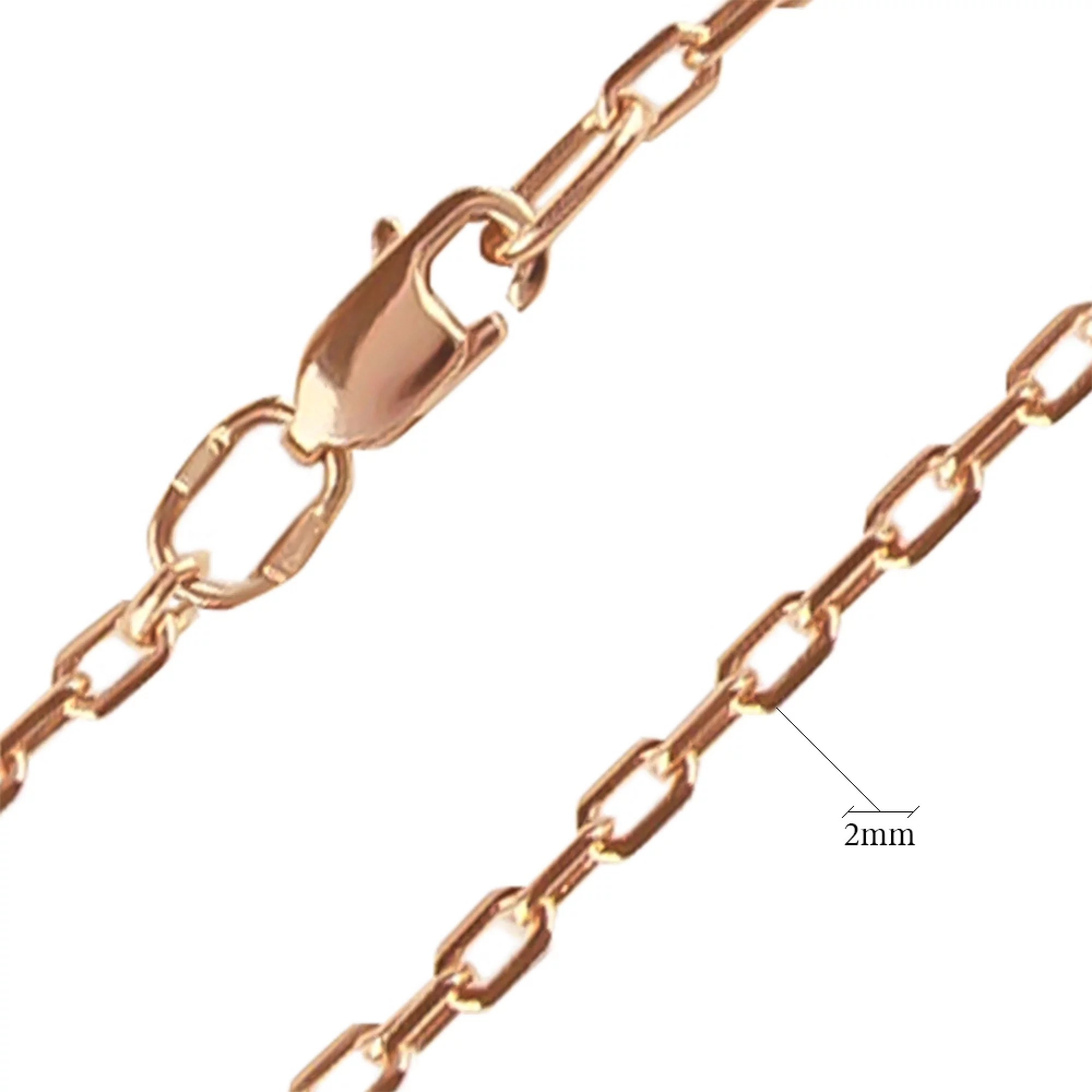 Золотая цепочка плетением якорь - 648757 – изображение 2