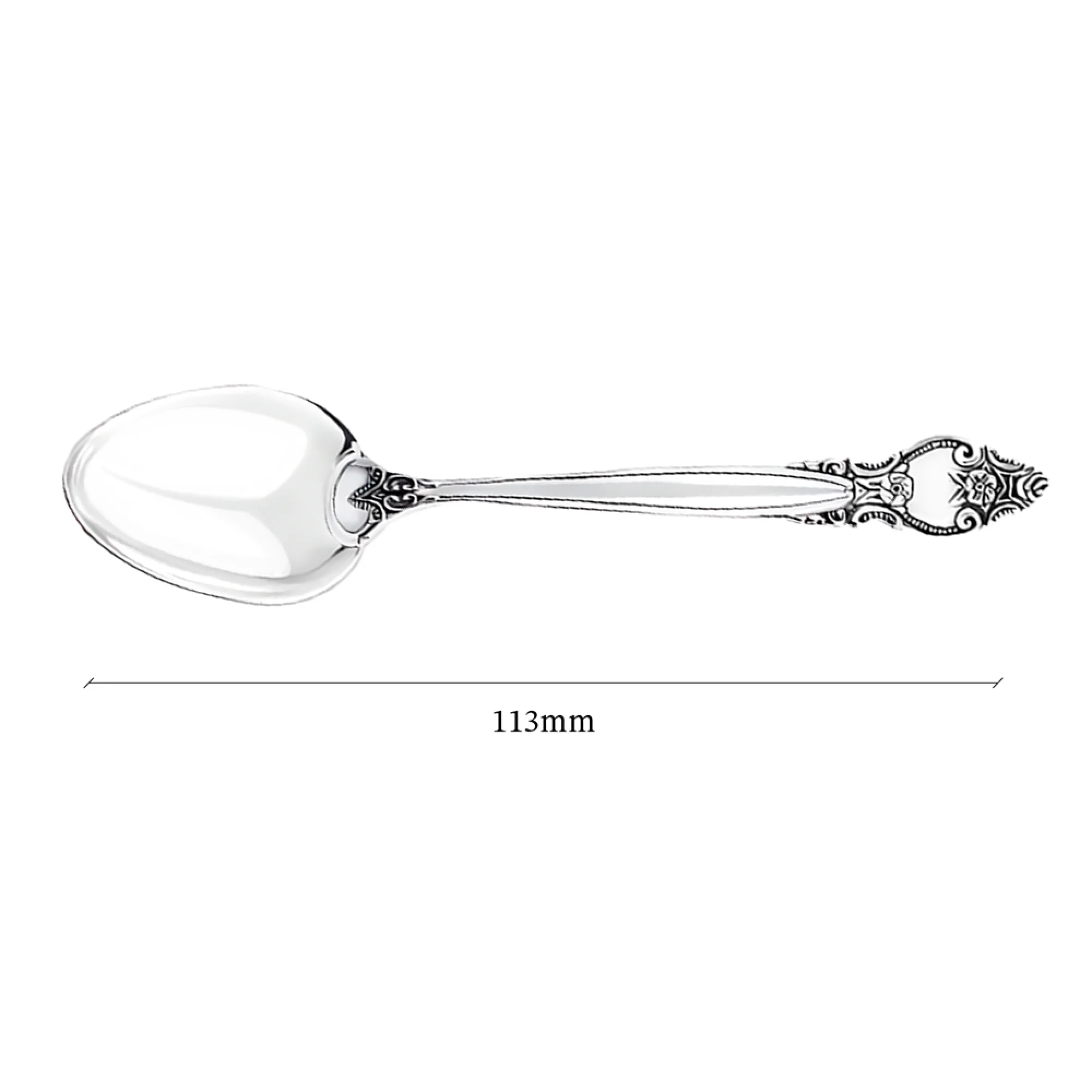 Серебряная ложка чайная - 457920 - 2