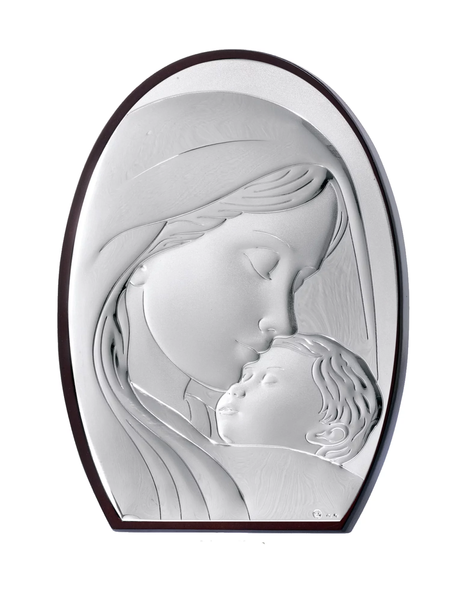 Икона "Богородица с младенцем" 25x33 мм - 826171 – изображение 1