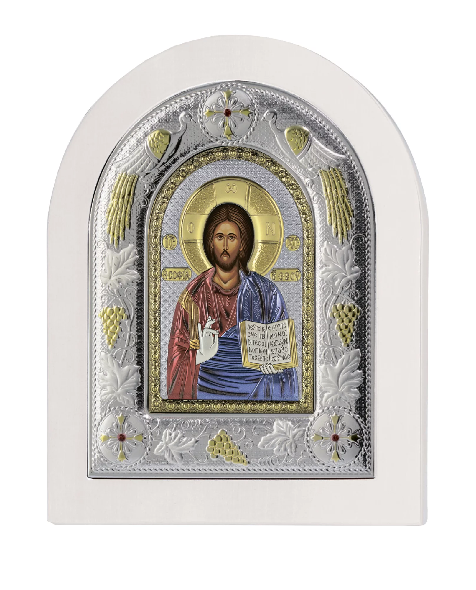 Ікона "Спаситель Ісус" 24x29 мм - 414360 – зображення 1
