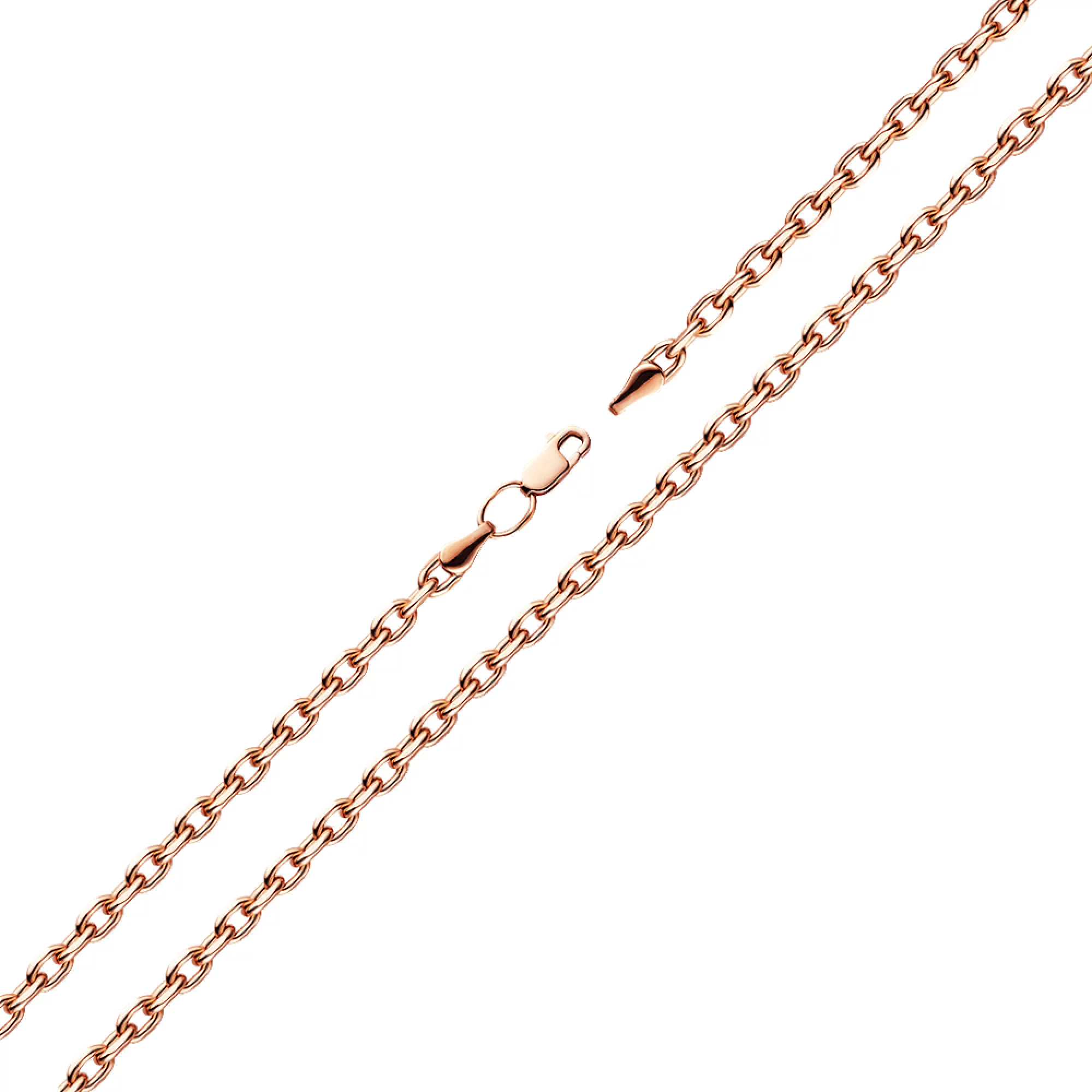 Браслет из красного золота якорное плетение - 1094998 – изображение 1