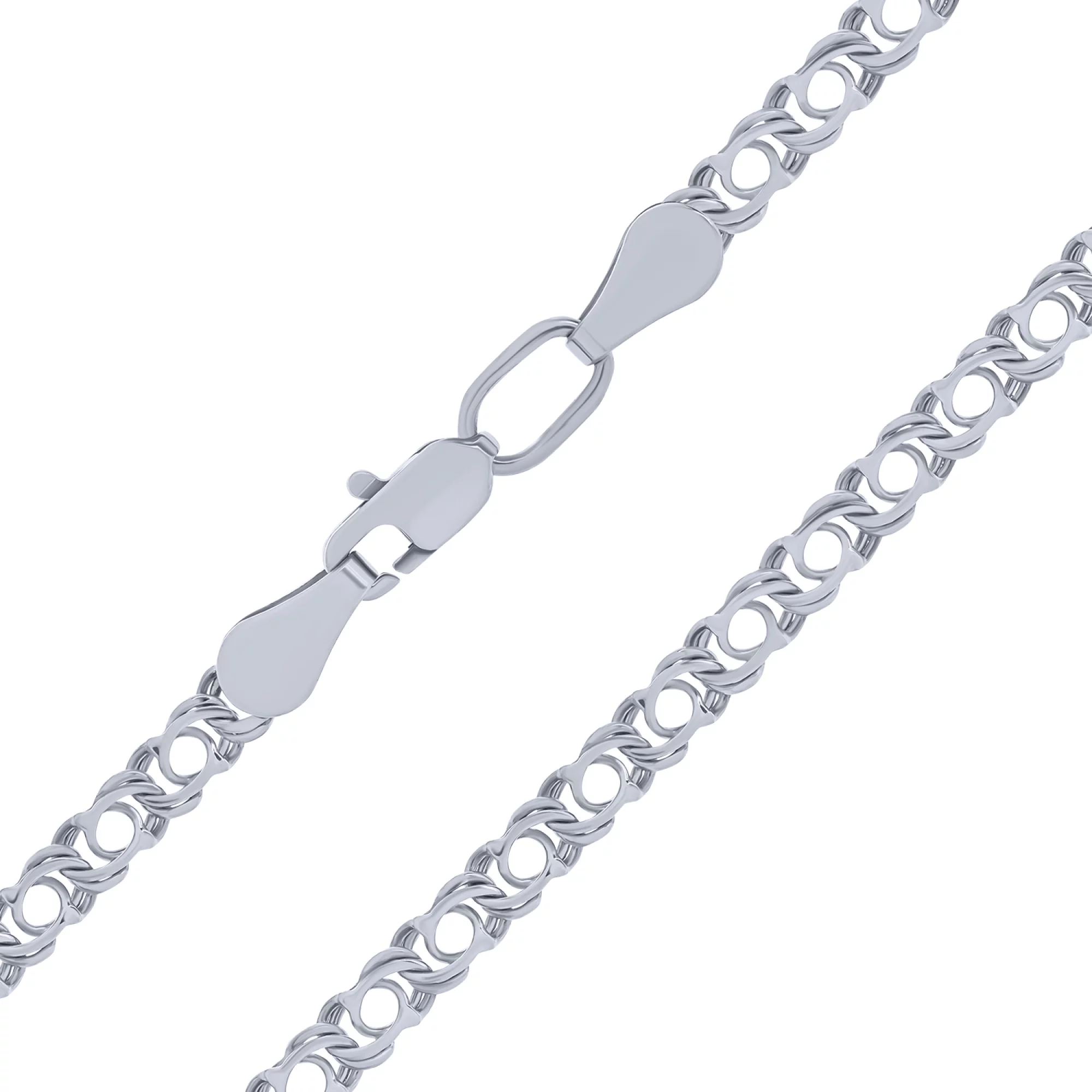 Ланцюжок срібний плетіння арабський бісмарк - 1606545 – зображення 1