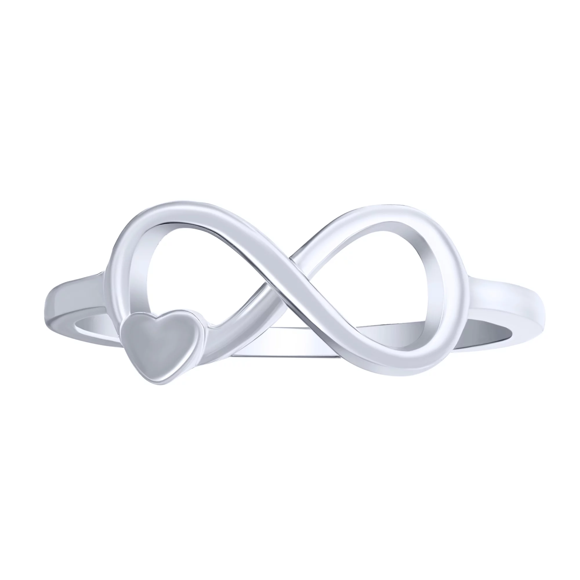 Серебряное кольцо "Бесконечность" - 1679517 – изображение 2
