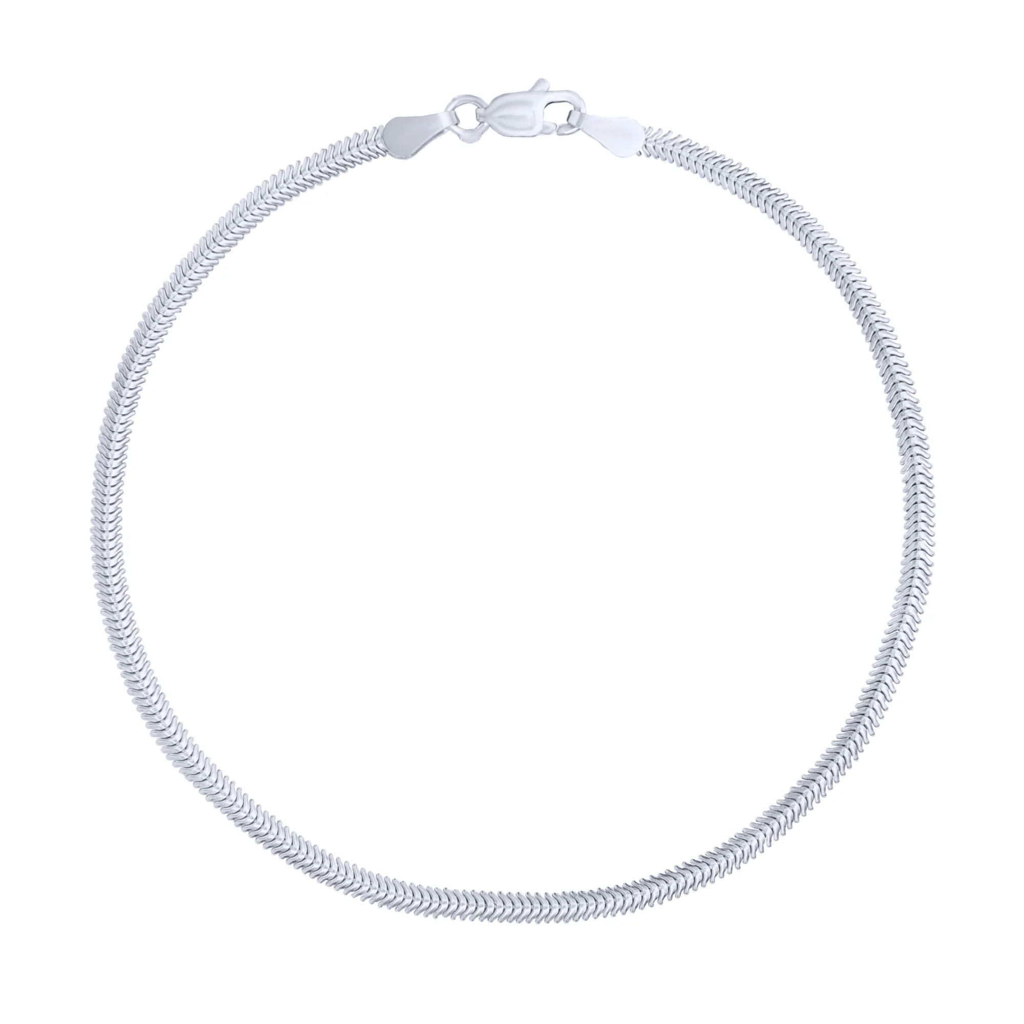 Серебряный браслет плетение снейк - 1714999 - 1