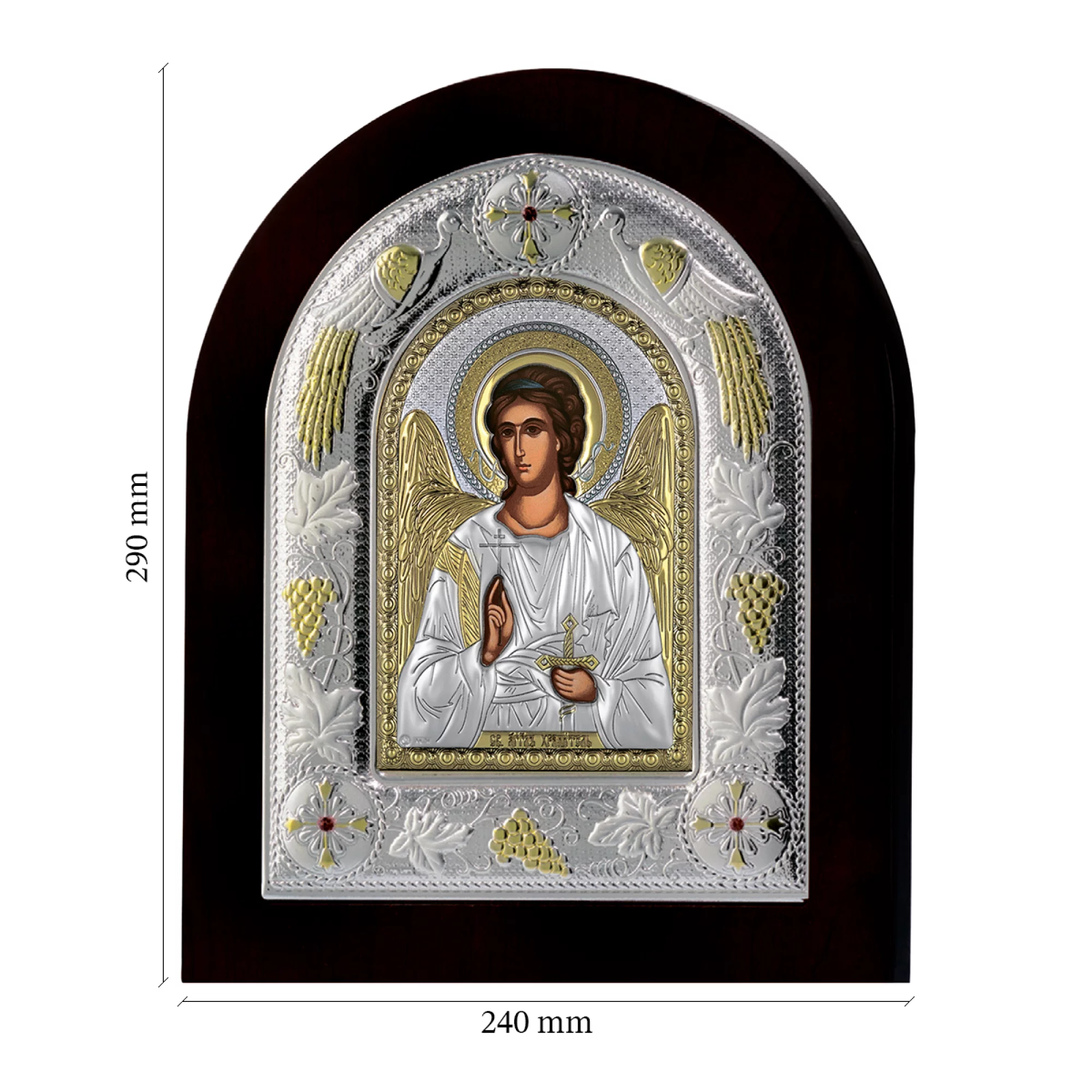 Ікона "Святий Архангел Михаїл" 24x29 мм - 414390 – зображення 2