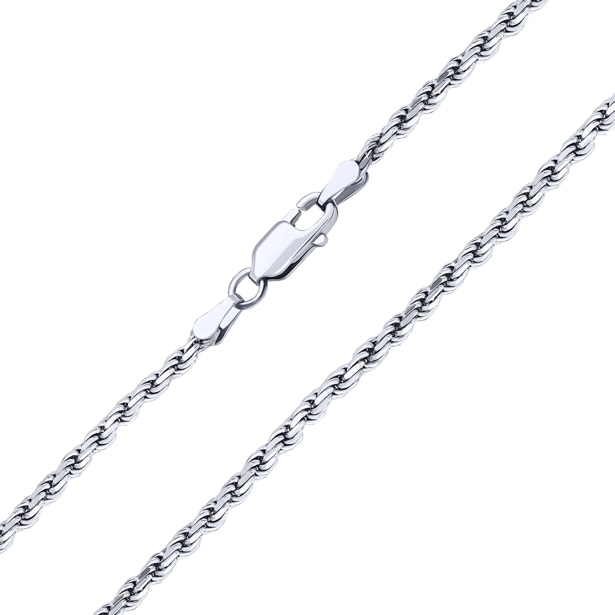 Браслет срібний плетіння джгут - 1644547 – зображення 2