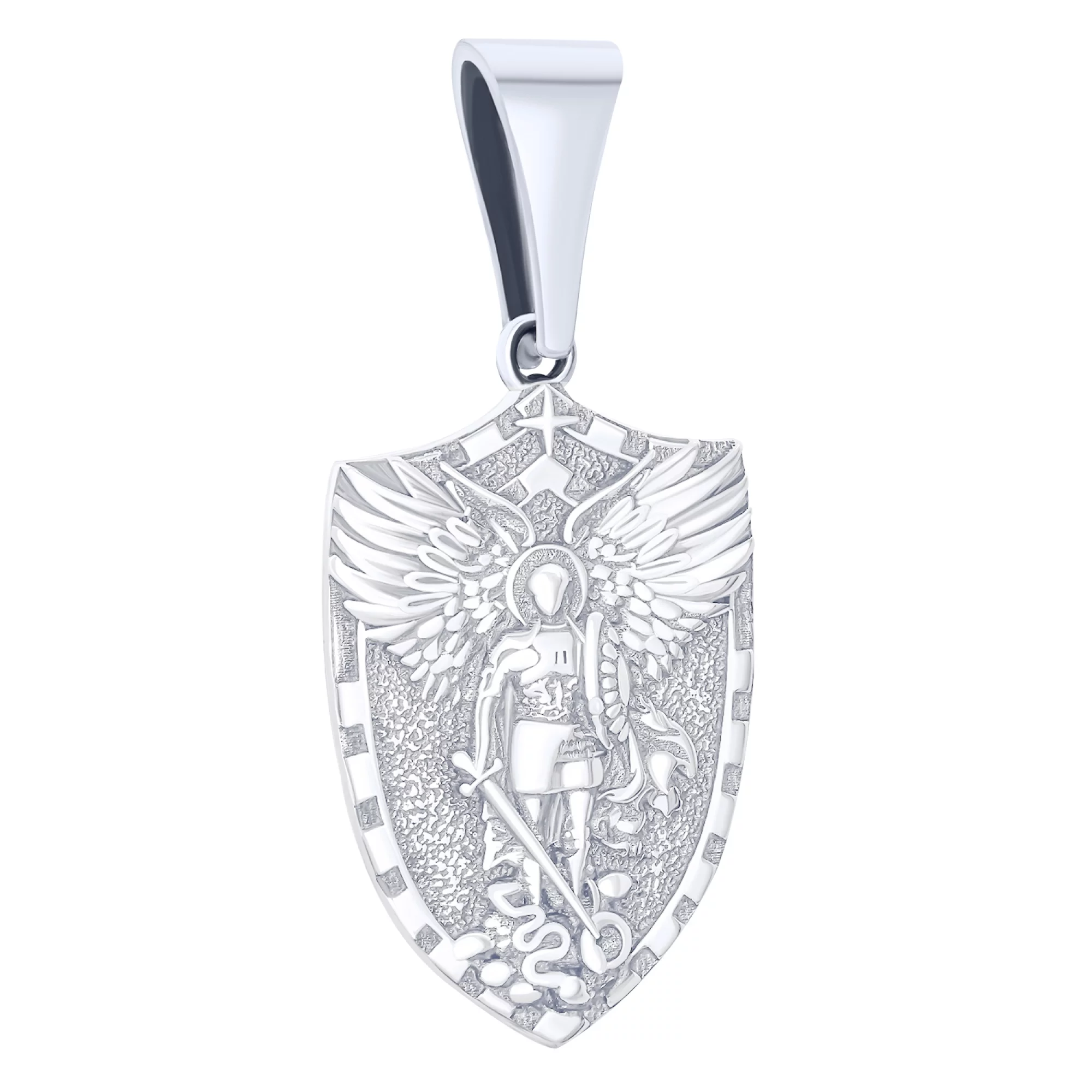 Серебряная подвеска "Ангел Хранитель" - 1683475 – изображение 1