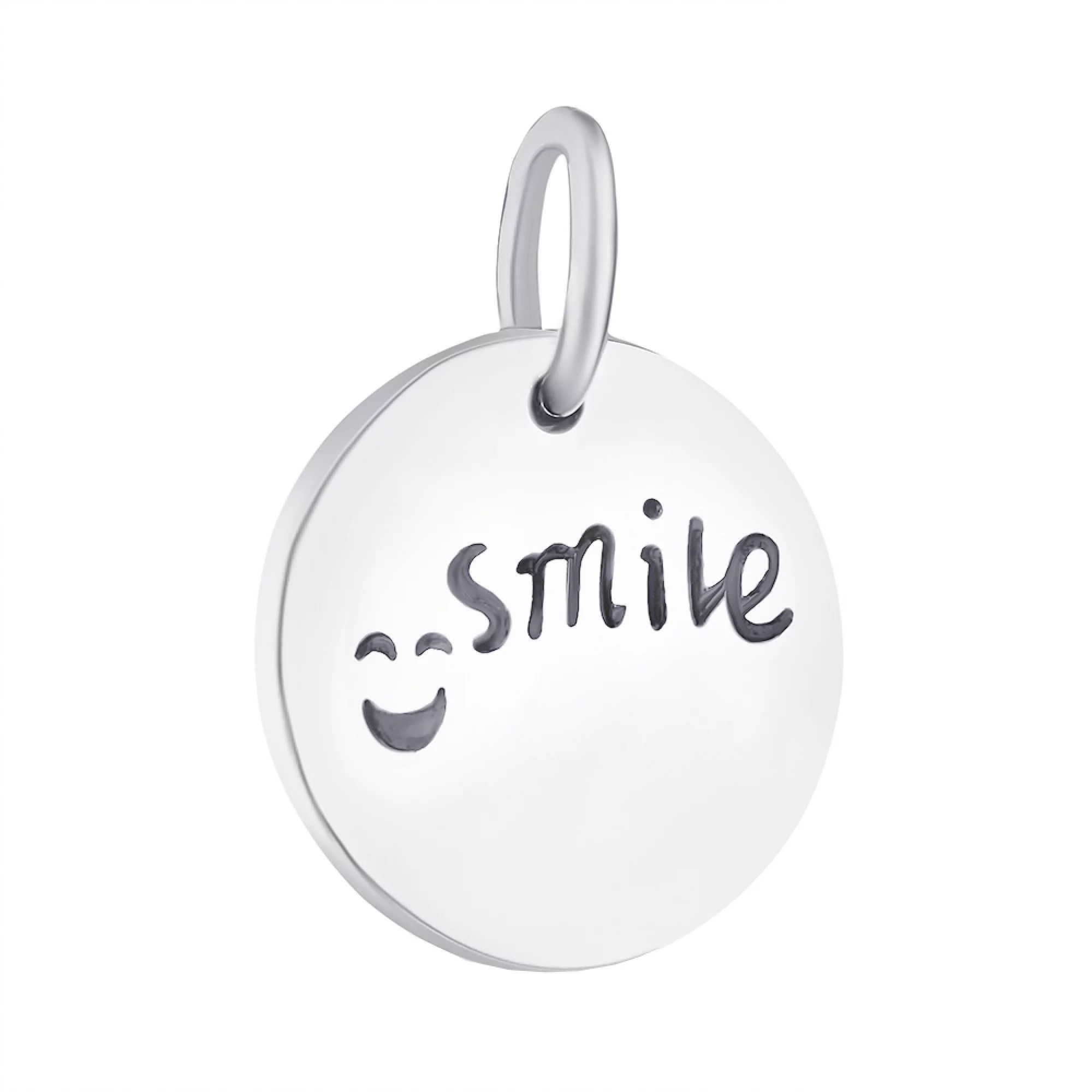 Серебряный подвес "Smile" - 1572466 – изображение 1