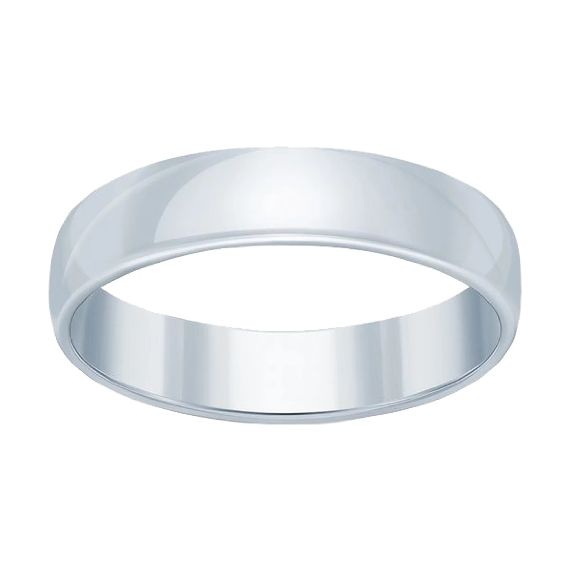Серебряное обручальное кольцо - 547421 – изображение 1