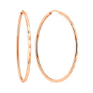 Серьги-кольца из красного золота - 971276