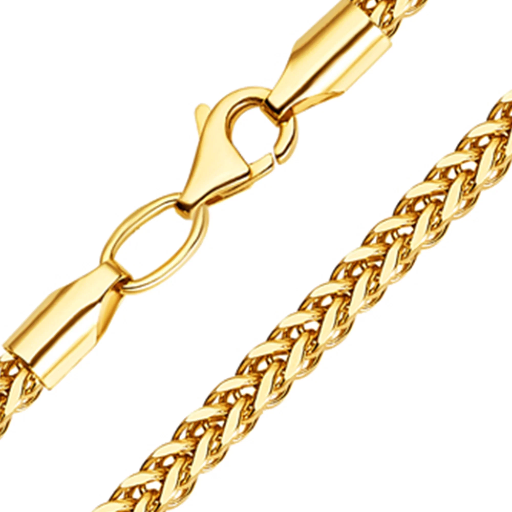 Цепочка из желтого золота в плетении колосок - 1506996 – изображение 1