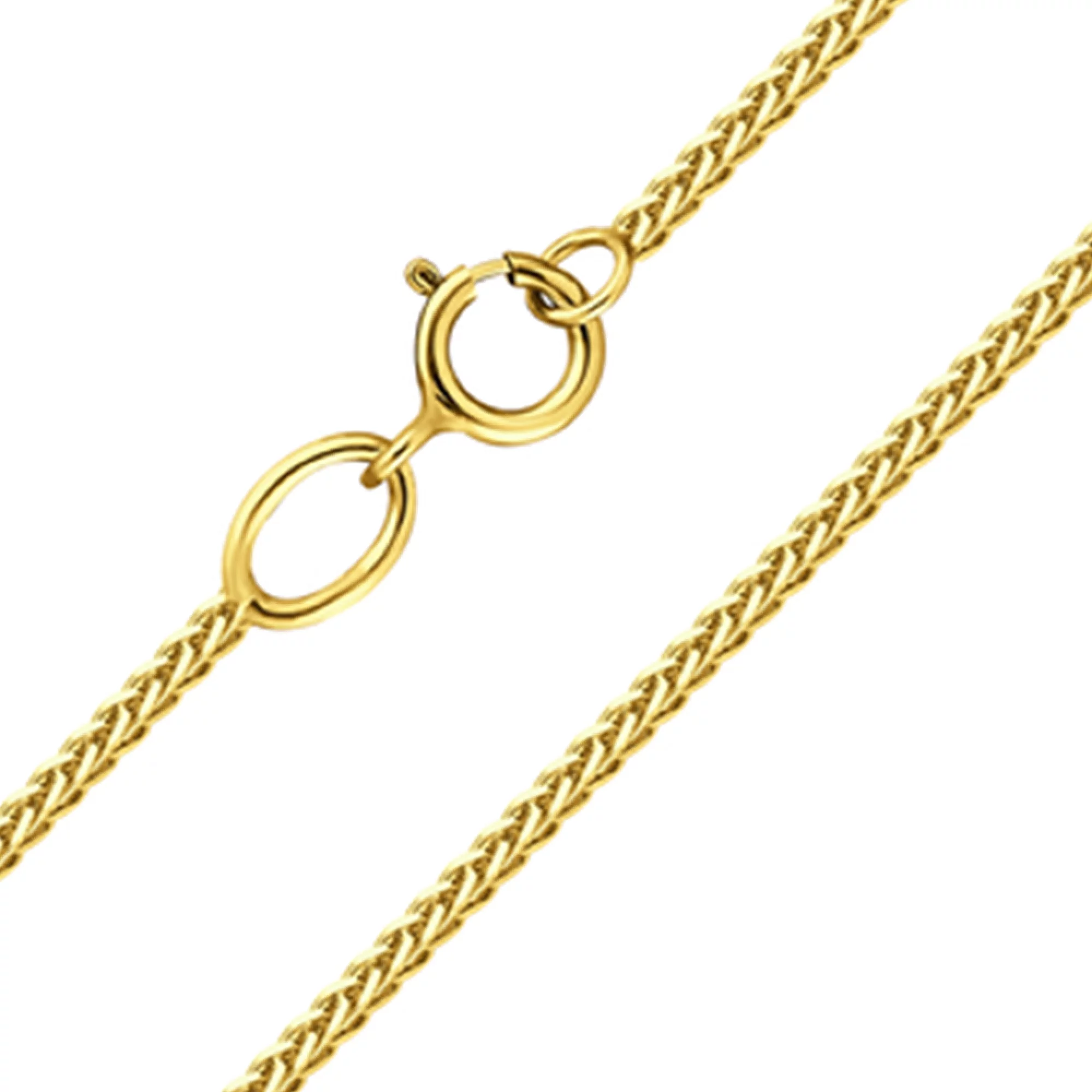 Золотая цепочка в плетении спига - 1506816 – изображение 1