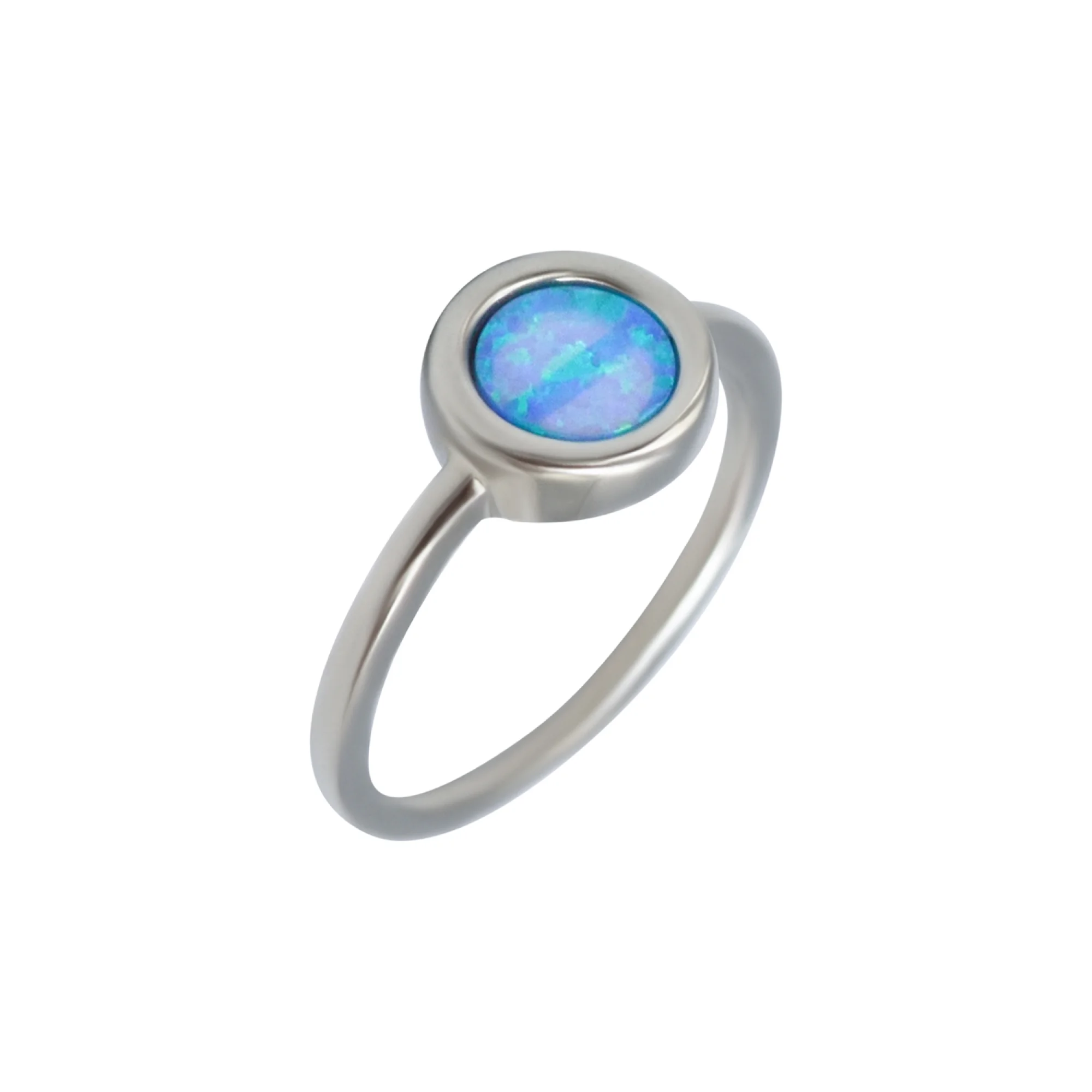 Серебряное кольцо с опалом - 972230 - 1