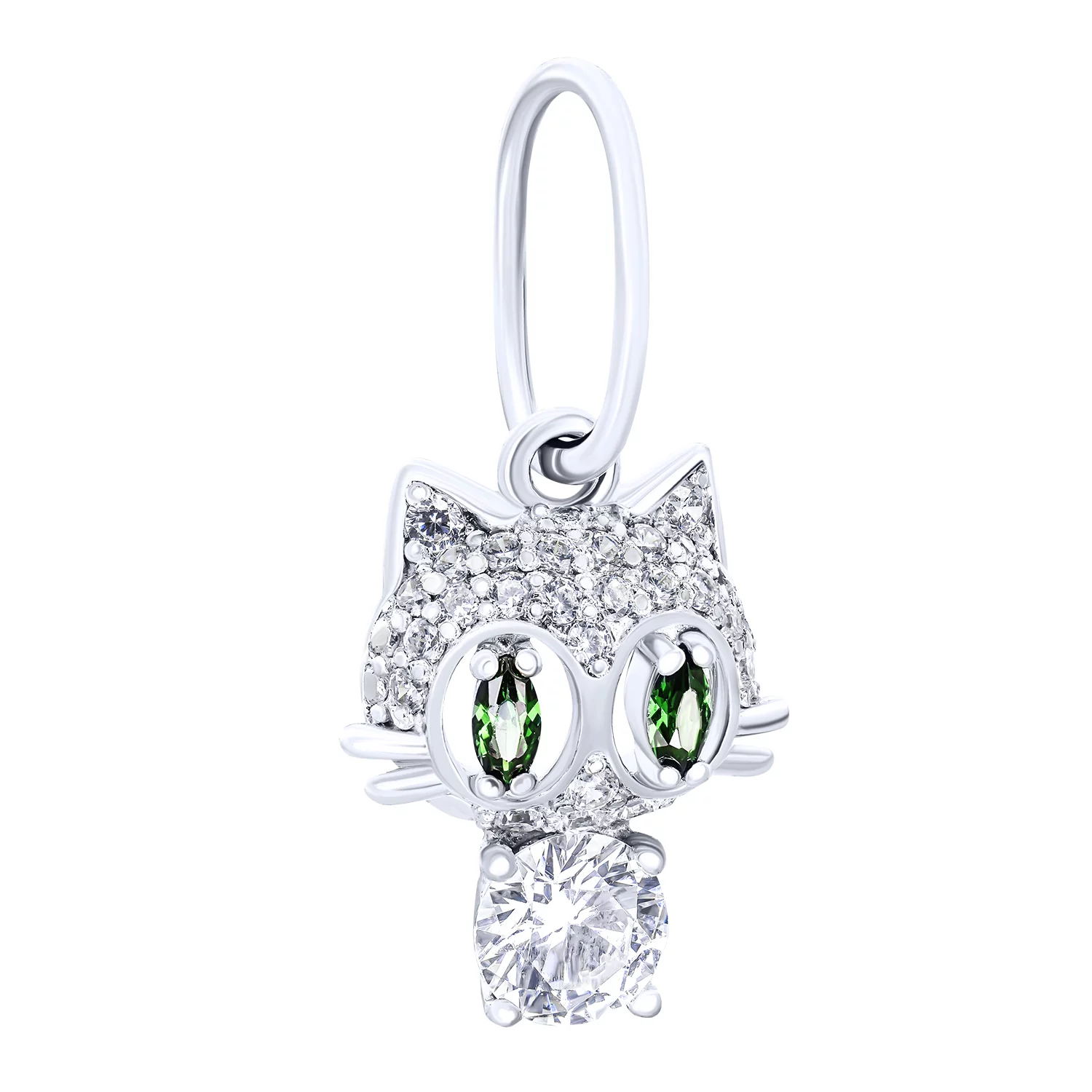 Кулони кіт срібні