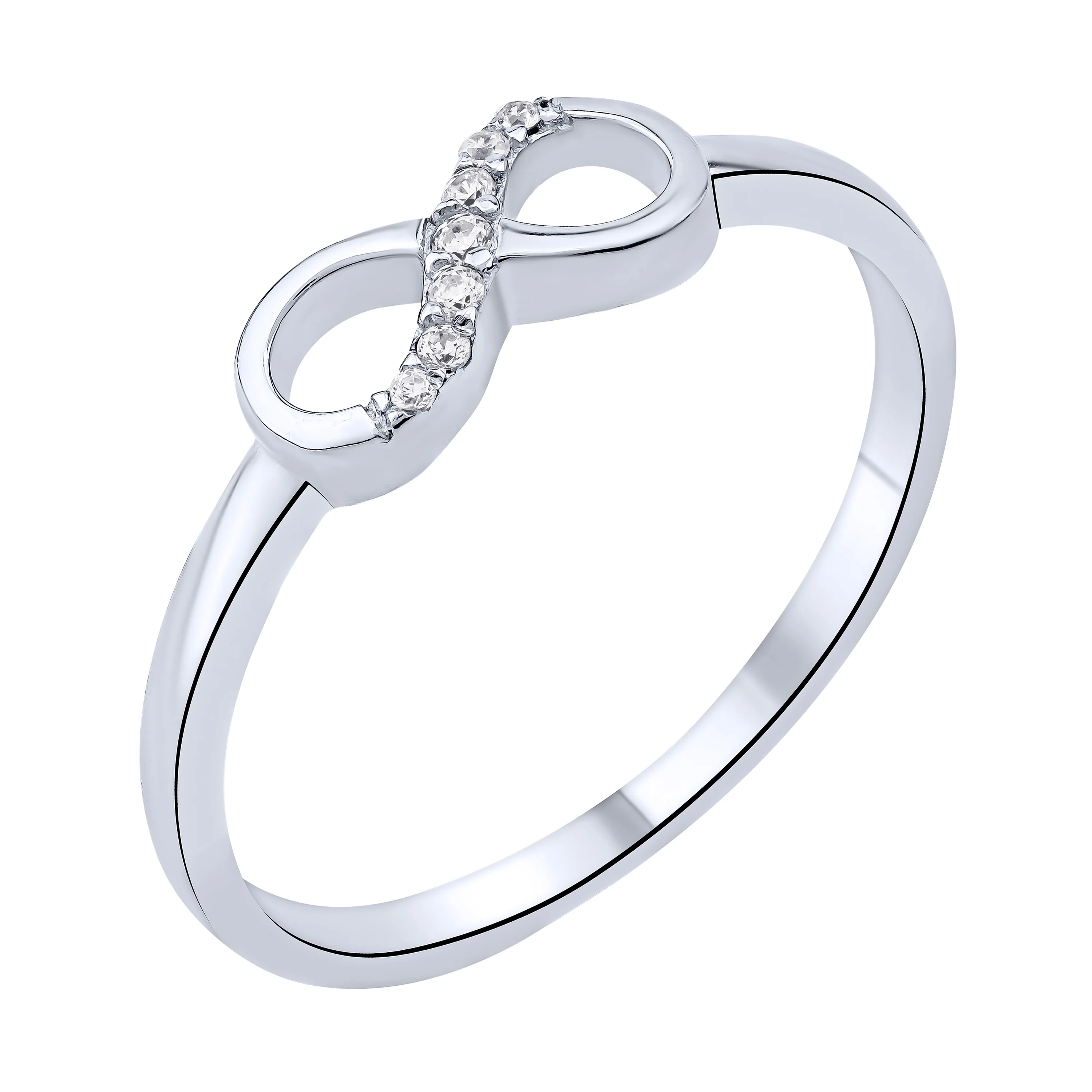 Каблучки срібні нескінченність