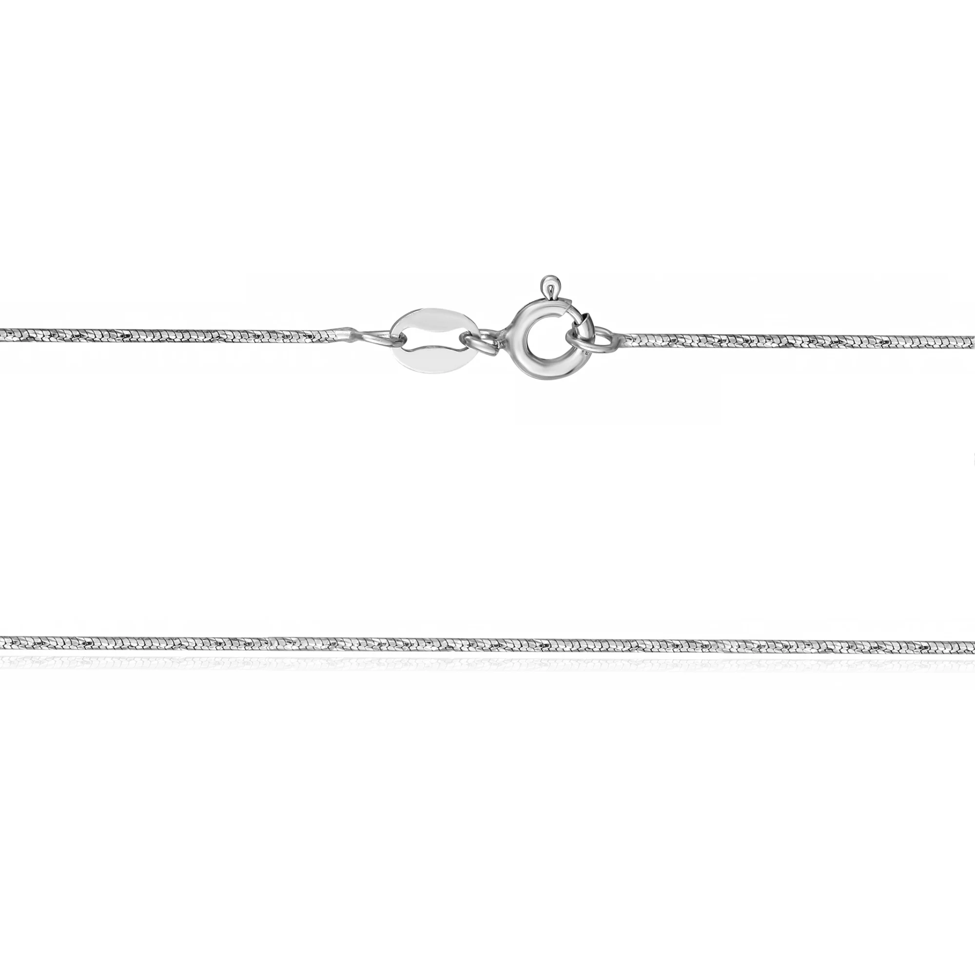 Серебряная цепочка Снейк плетение - 686926 – изображение 1