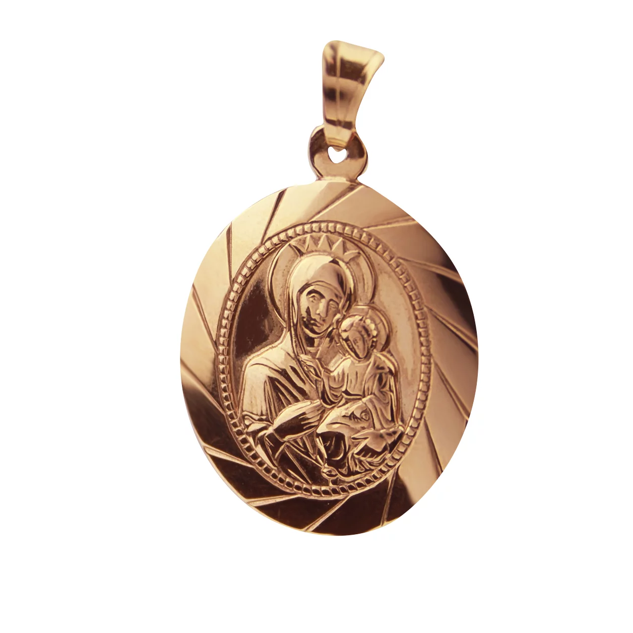 Ладанка из красного золота Богородица Казанская. Артикул 100141: цена, отзывы, фото – купить в интернет-магазине AURUM