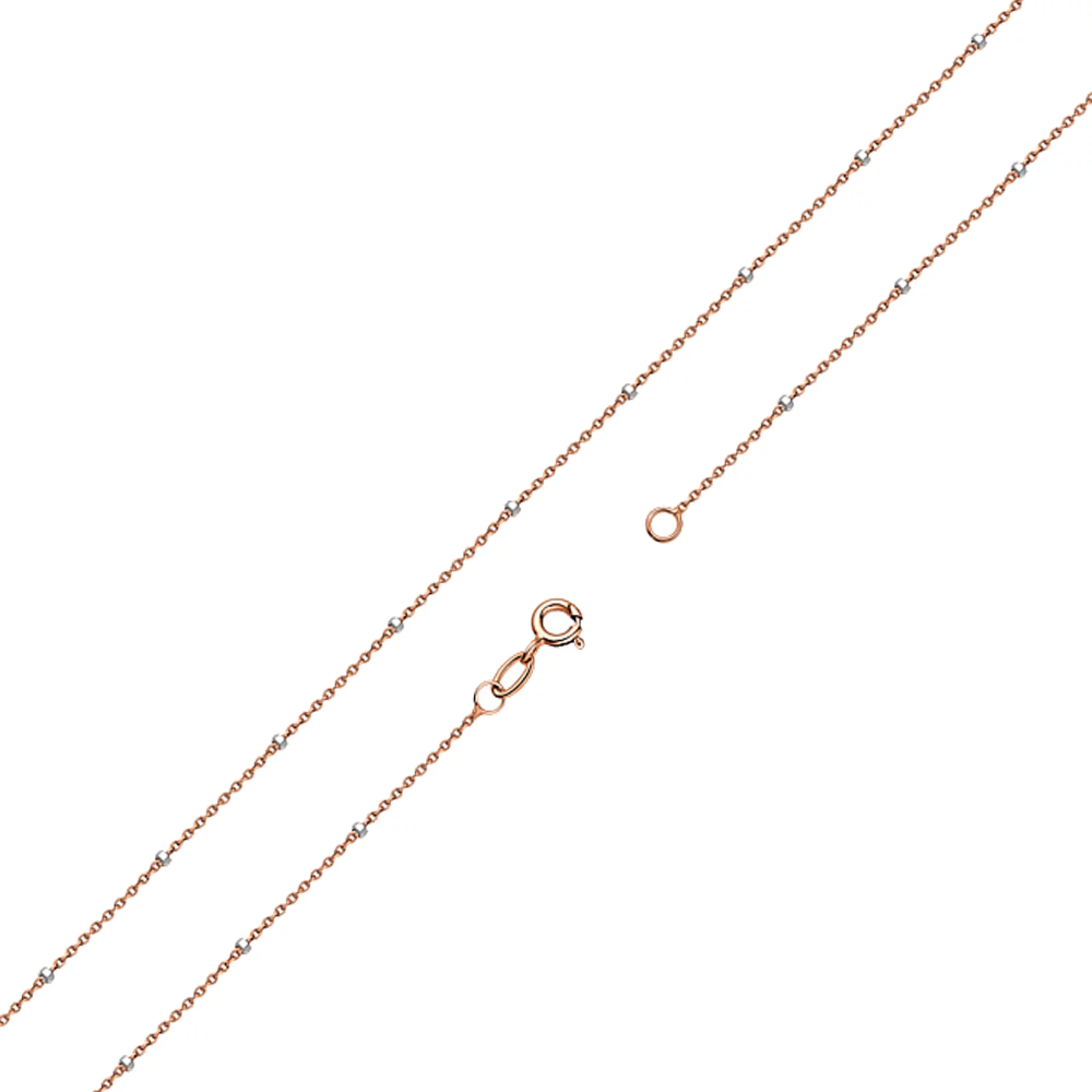 Браслет з комбінованого золота якірне плетіння - 963096 – зображення 1
