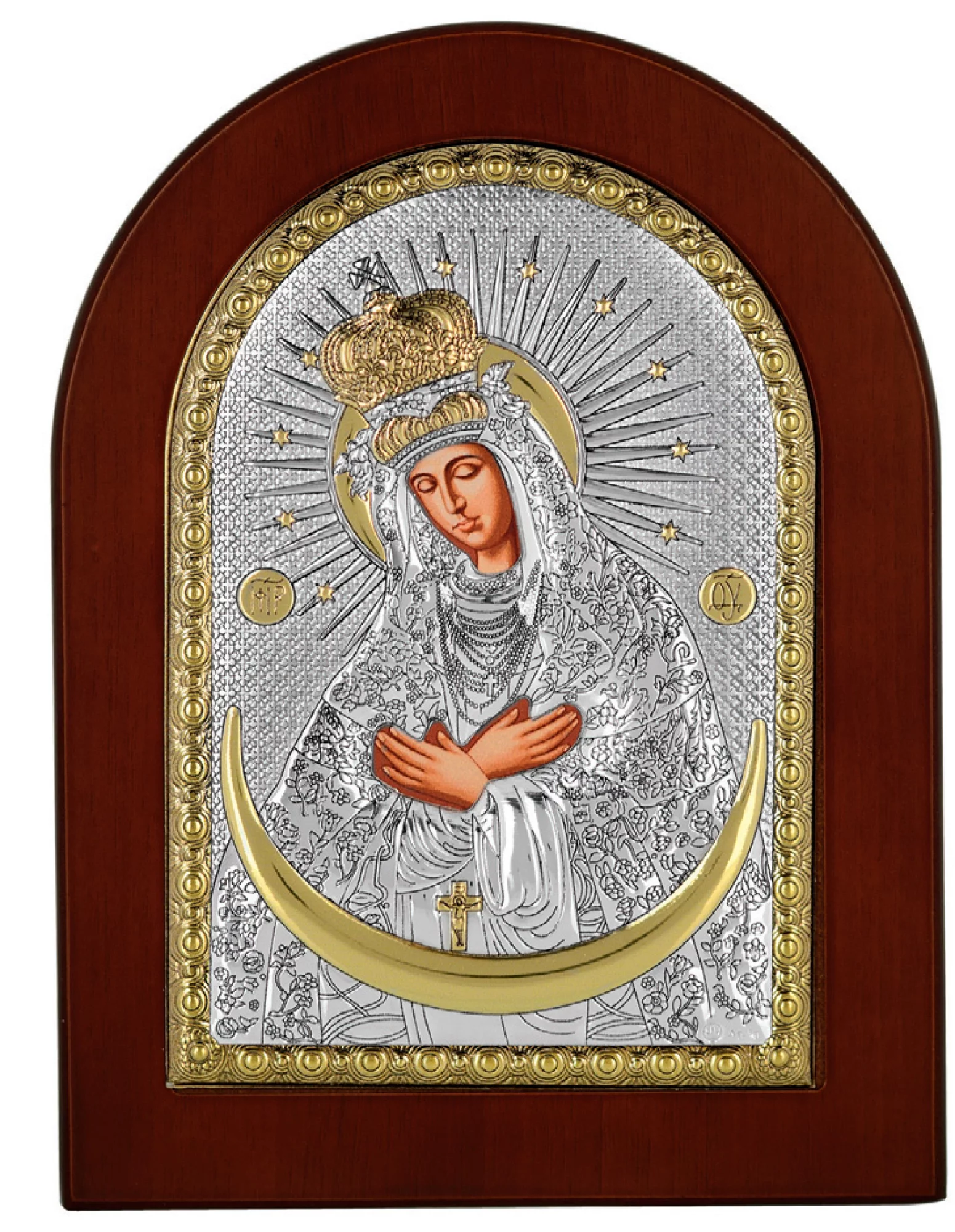 Ікона Пресвята Богородиця «Остробрамська». Розмір 10x14 см - 413386 – зображення 1