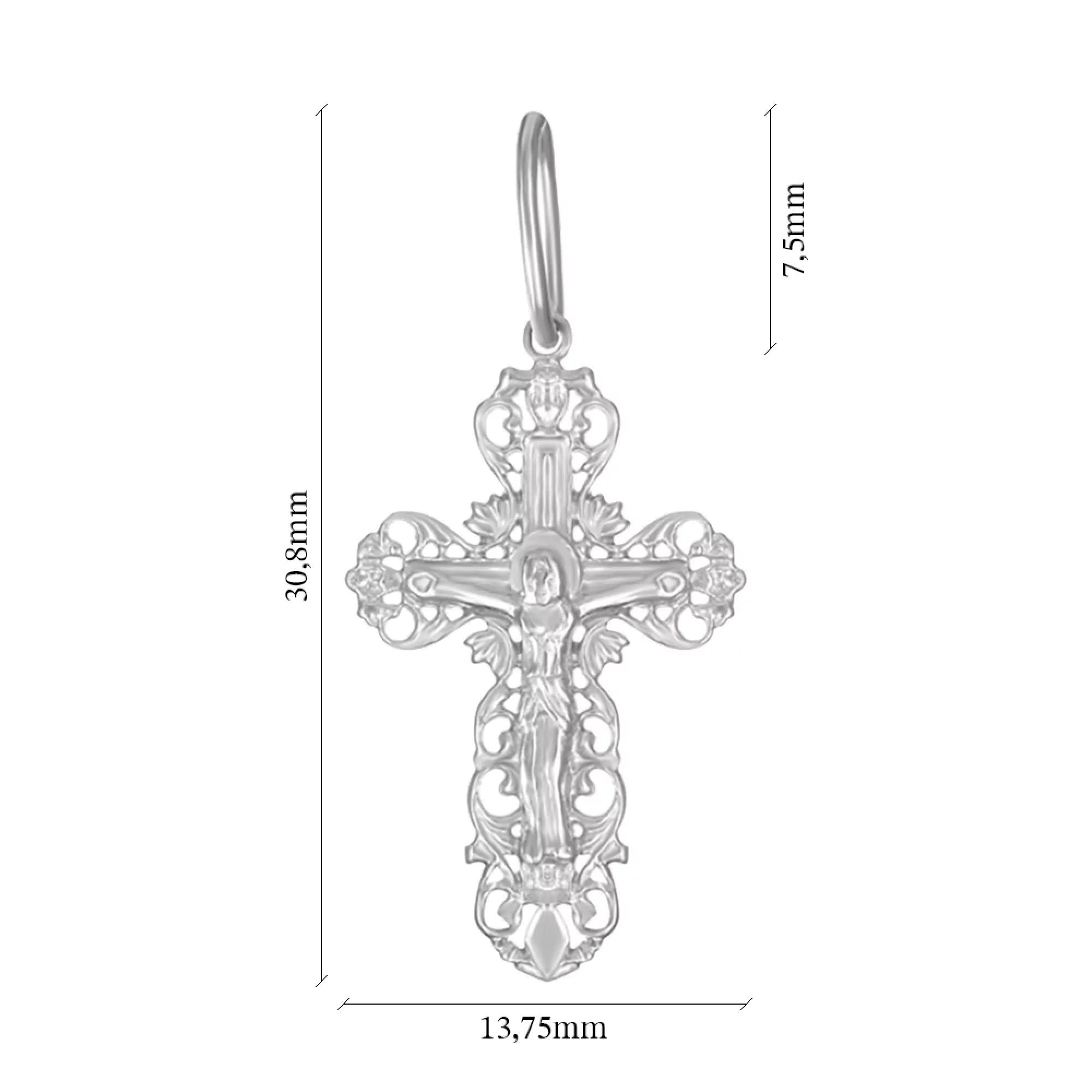 Срібний крестик - 1349875 – зображення 2
