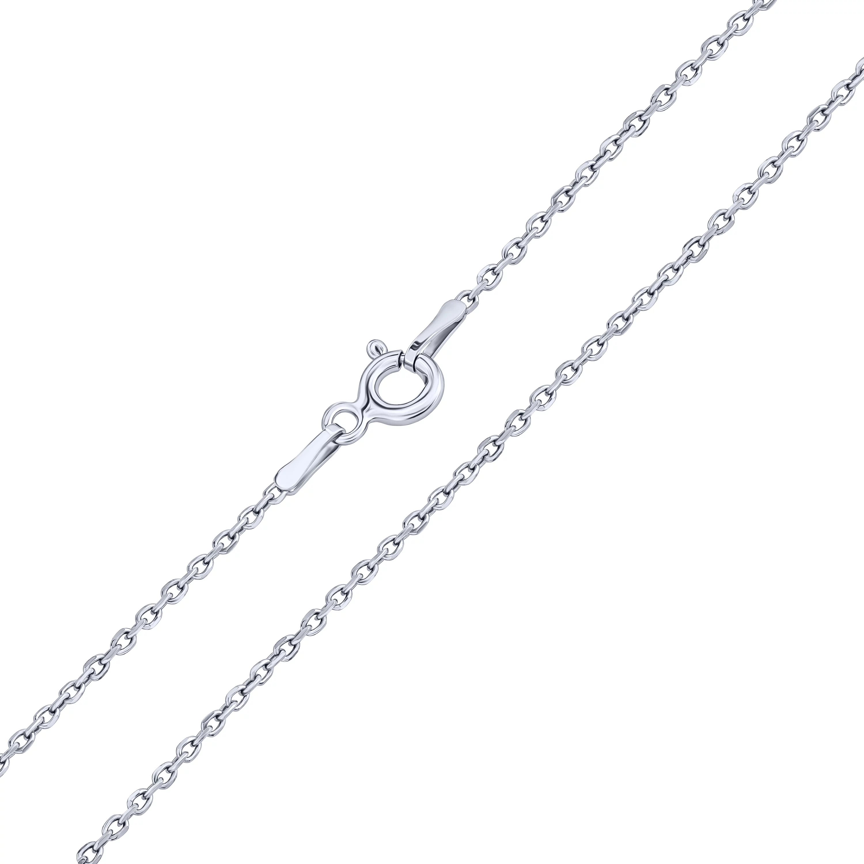 Серебряные цепочки якорное плетение