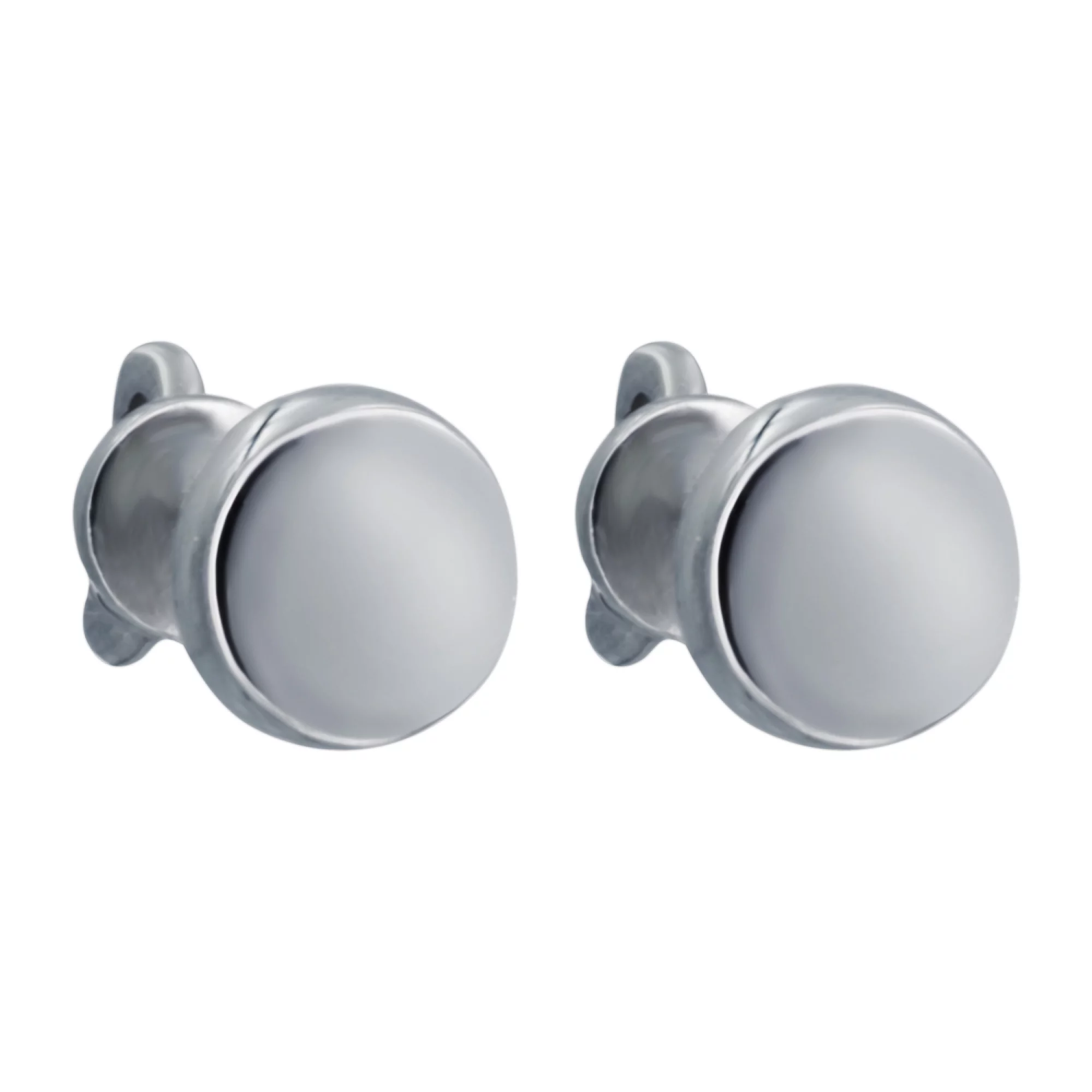 Сережки-гвоздики срібні "Монетки" - 907524 – зображення 1