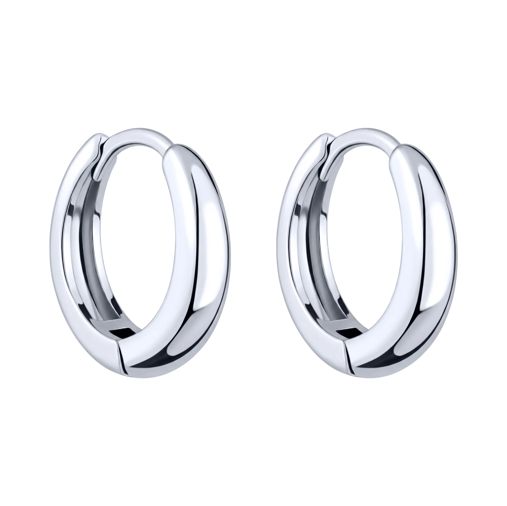Серьги-кольца из серебра - 2194657 - 1
