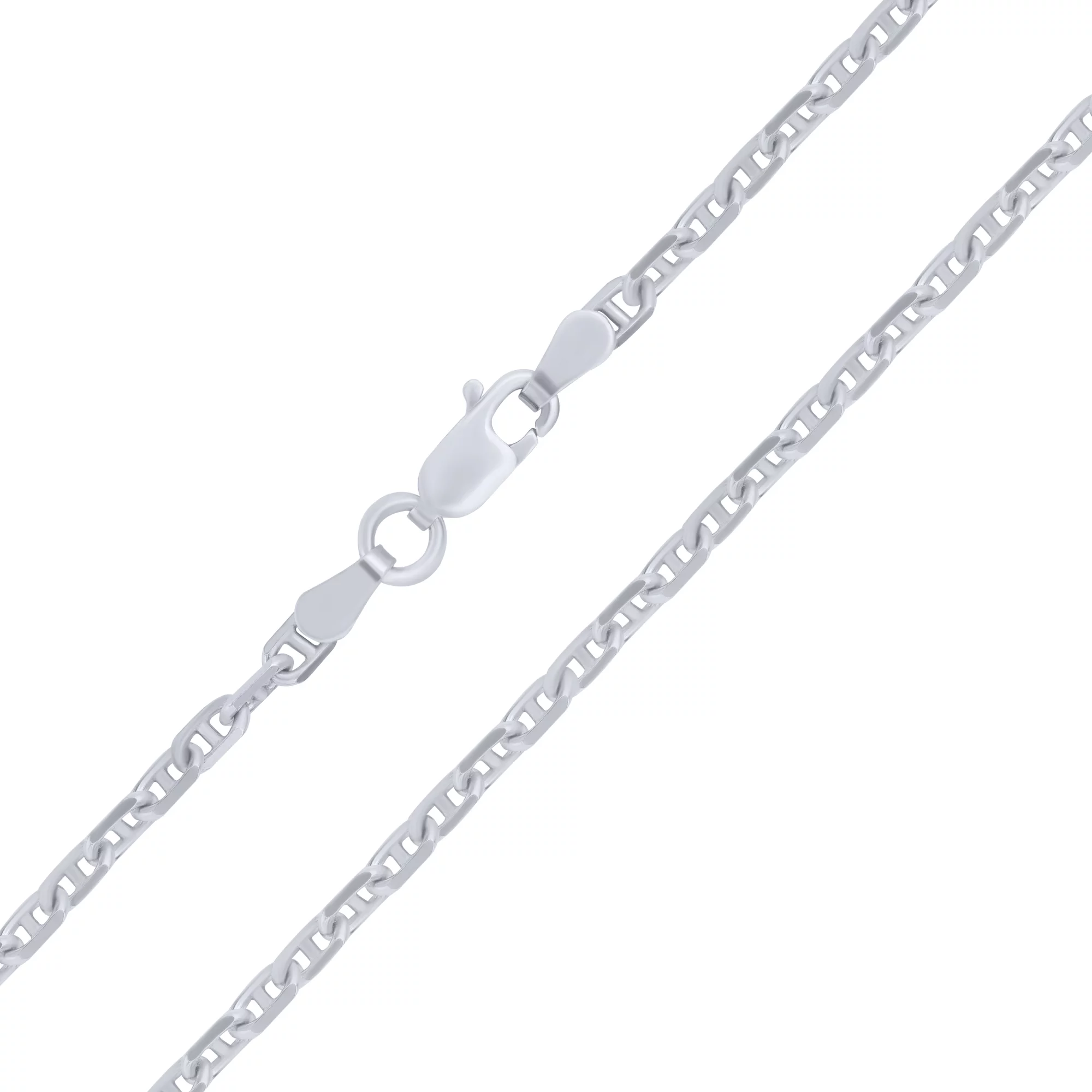 Срібний ланцюжок якірне плетіння - 1685545 – зображення 1