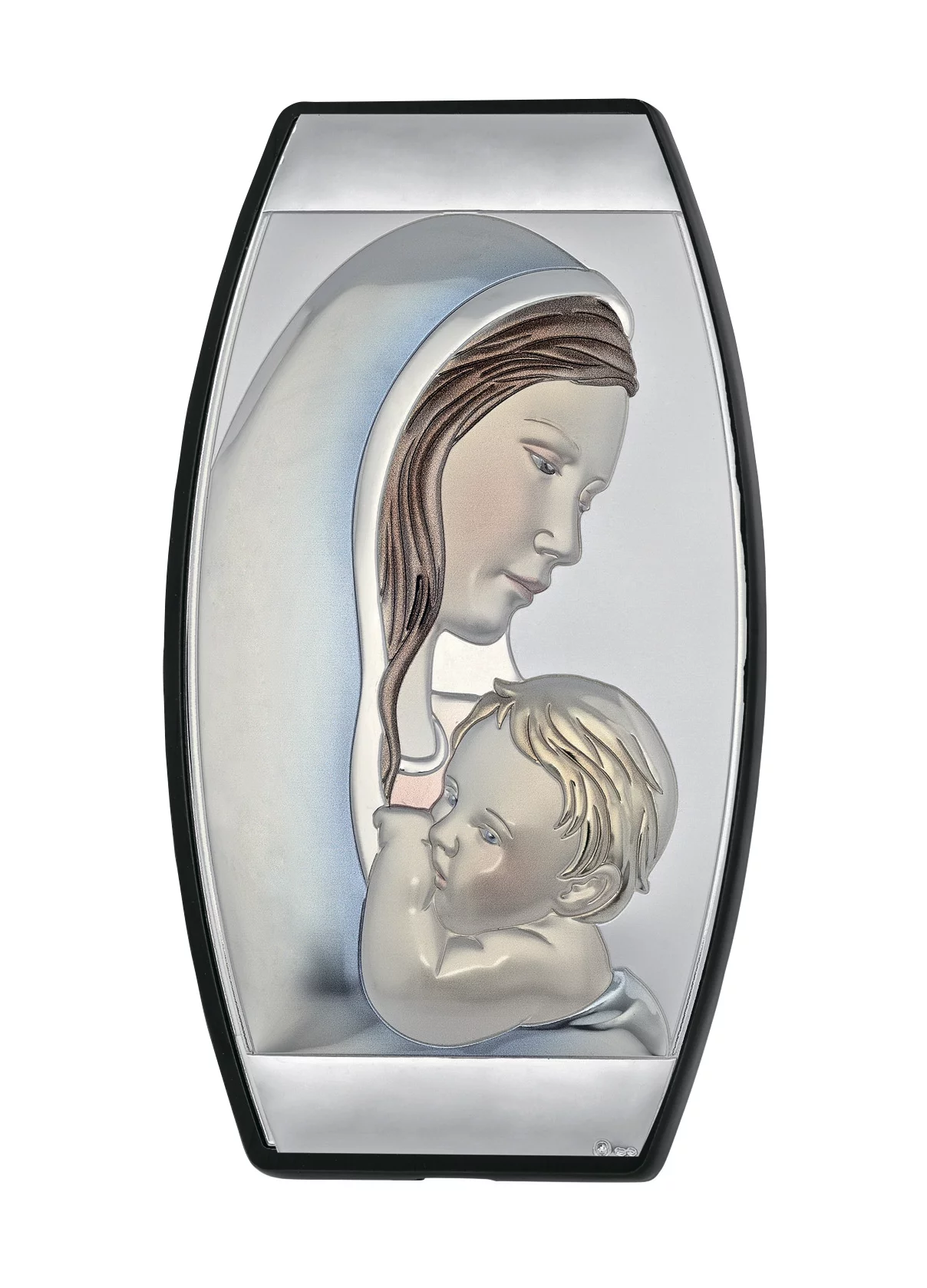 Ікона "Богородиця з немовлям" 7,5x12,5 мм. Артикул MA/E901/4-C: ціна, відгуки, фото – купити в інтернет-магазині AURUM