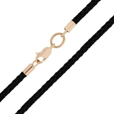 Вощений шнурок із застібкою у червоному золоті - 1468968