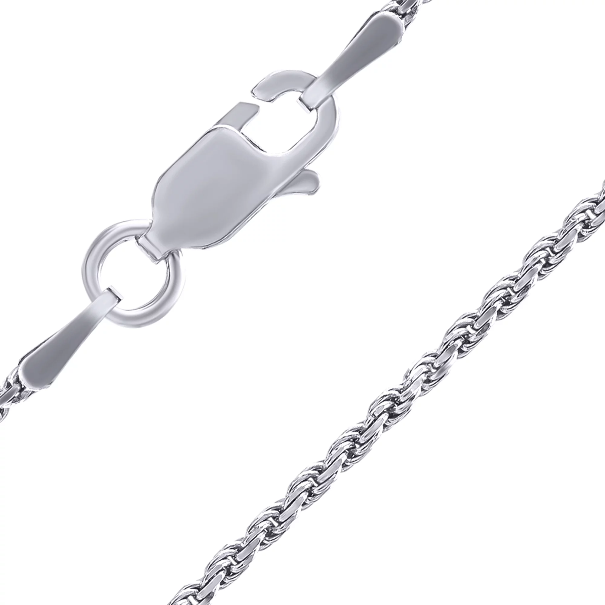 Цепочка из серебра с плетением жгут - 1442573 – изображение 1