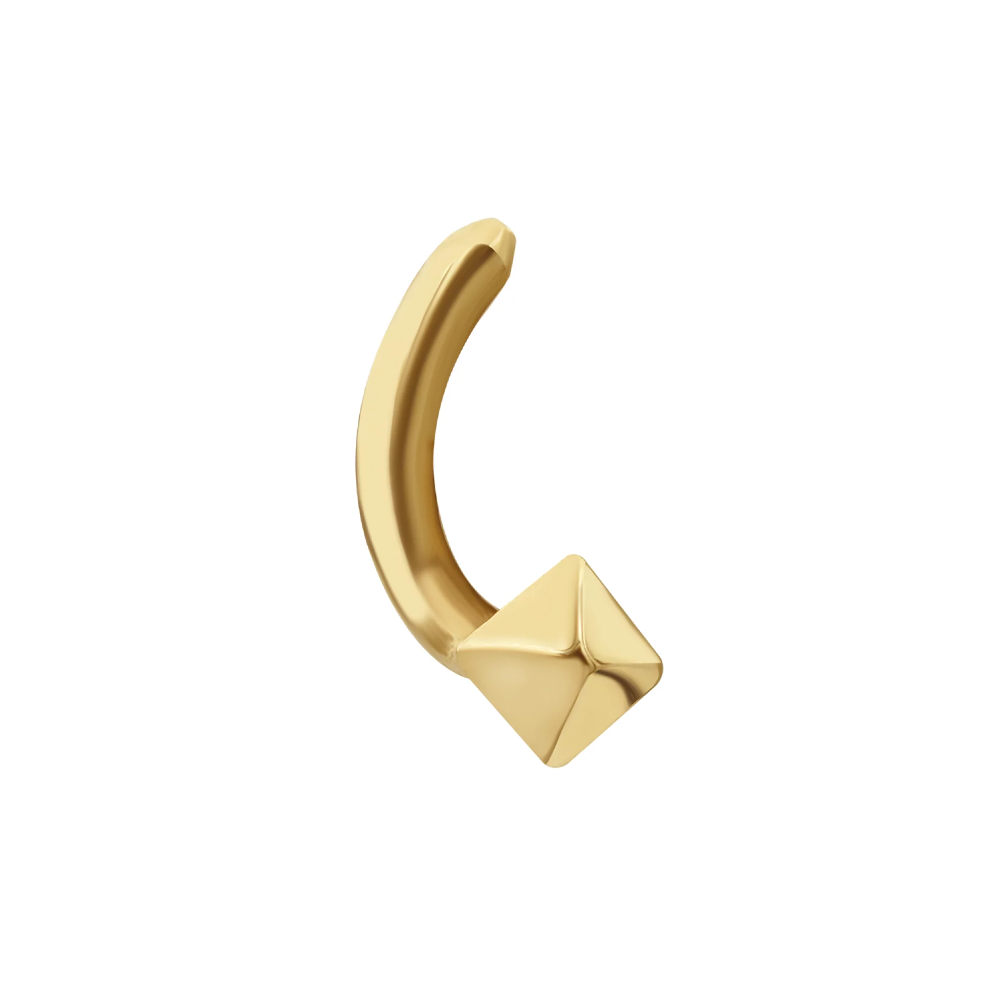 Пирсинг для носа золотой - 842072 – изображение 1