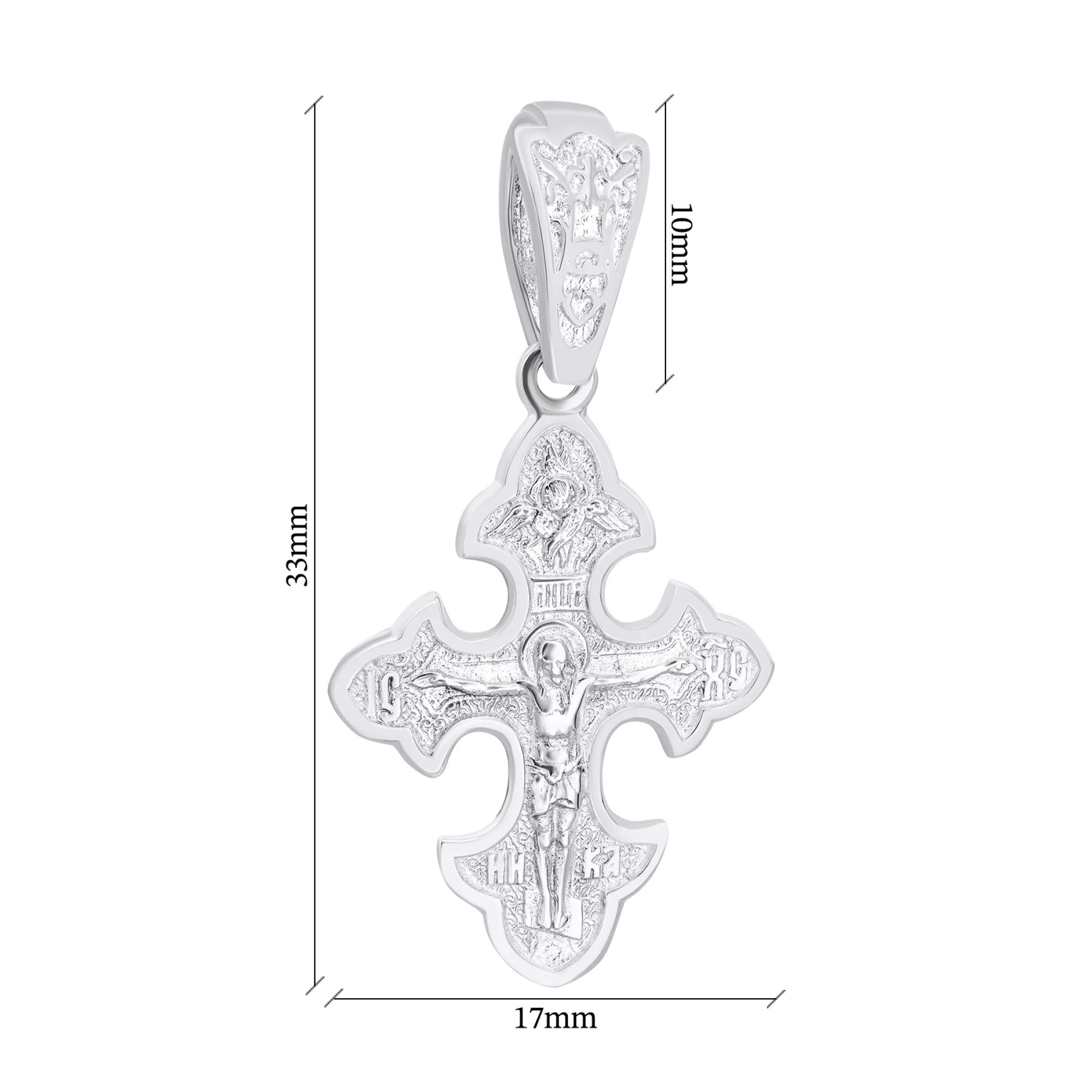 Крестик из серебра  - 1546688 – изображение 3