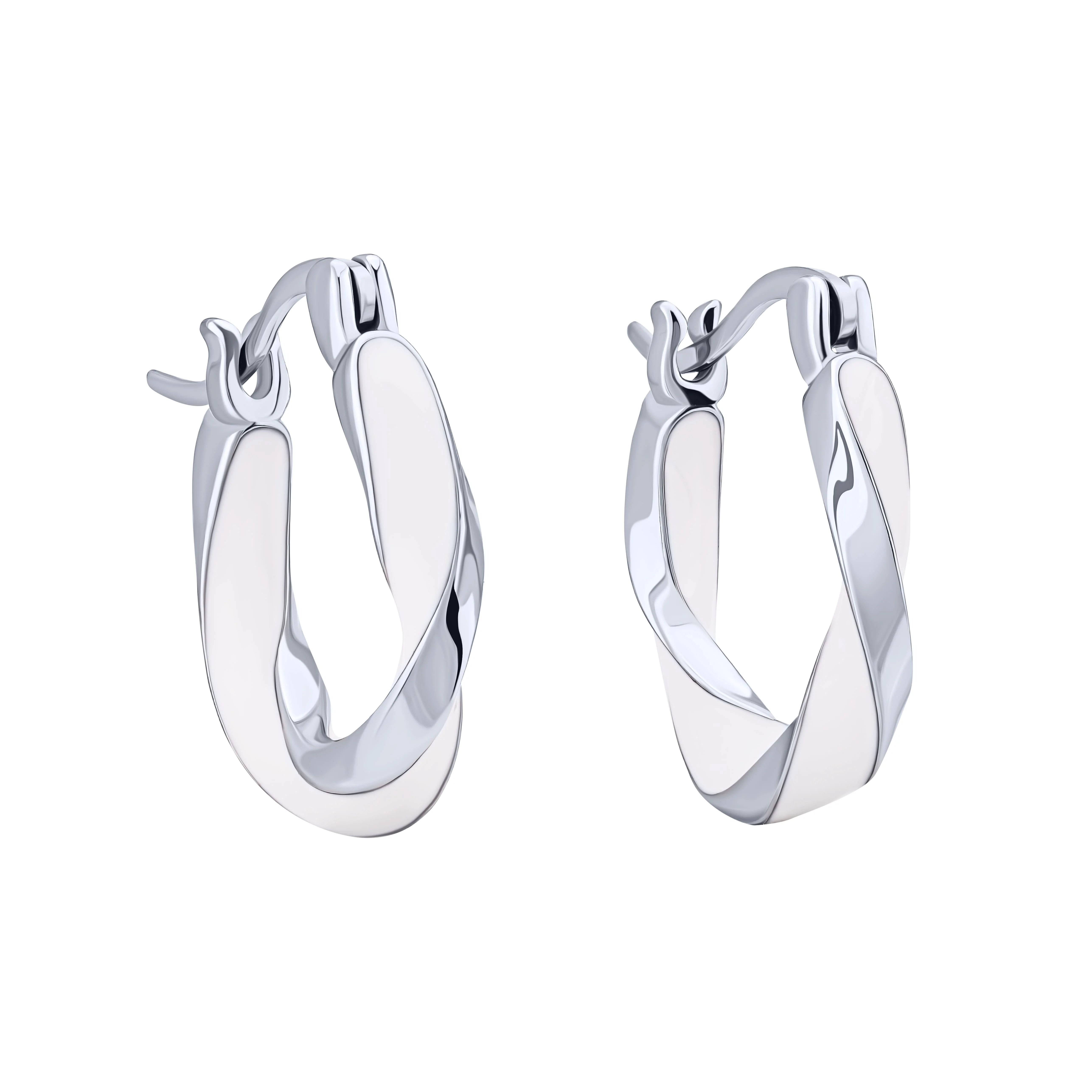 Серебряные серьги с эмалью