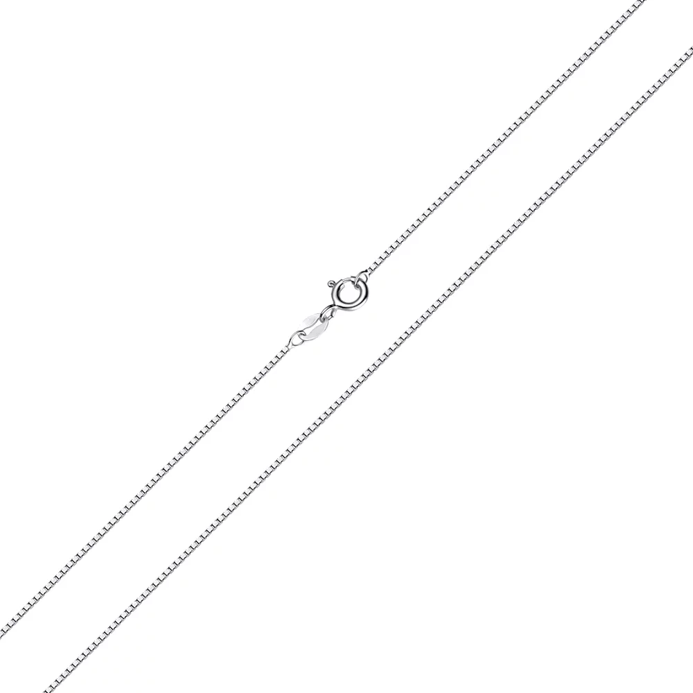 Ланцюг з білого золота плетіння Венеціанське. Артикул ц304602б: ціна, відгуки, фото – купити в інтернет-магазині AURUM