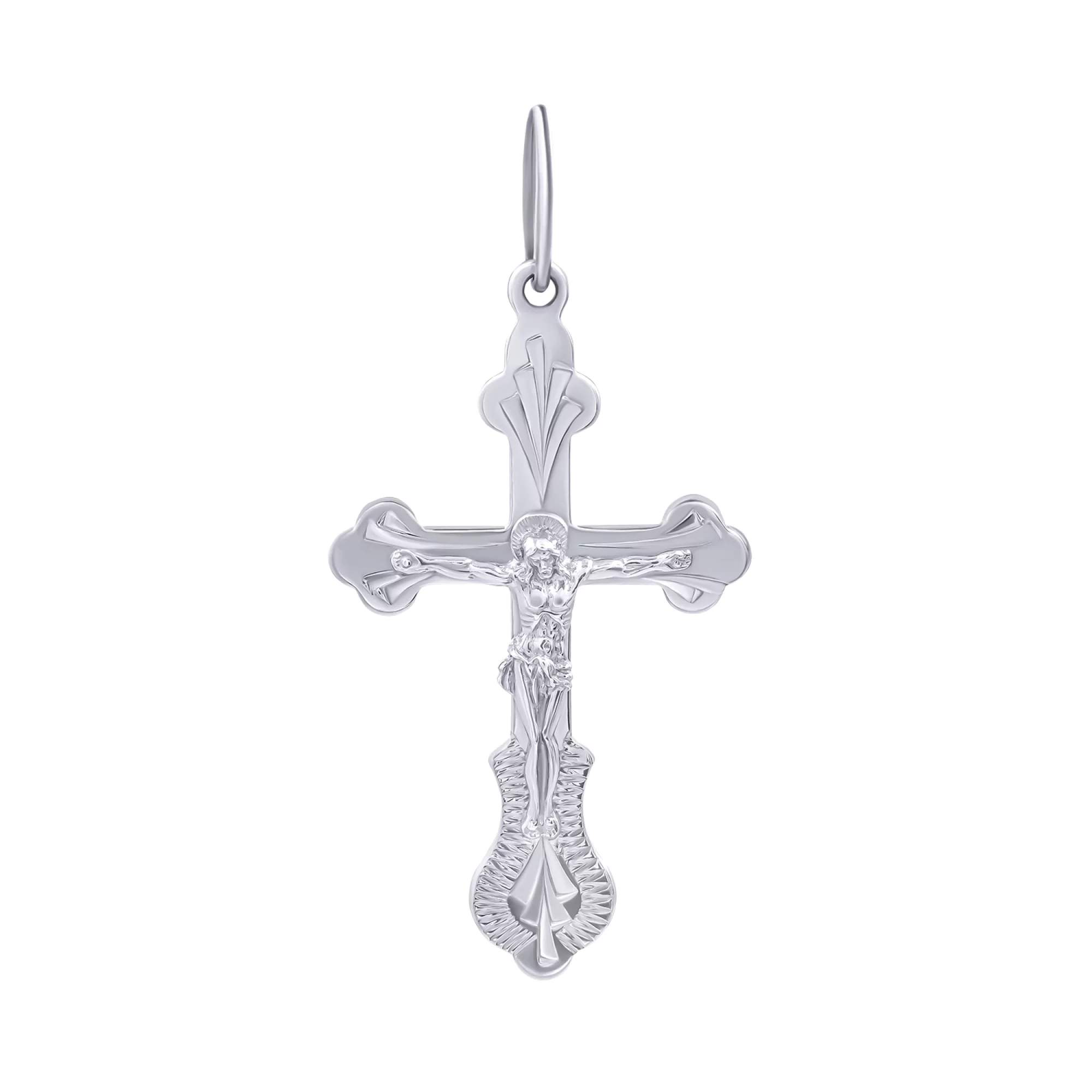 Крестик серебряный - 383868 – изображение 1