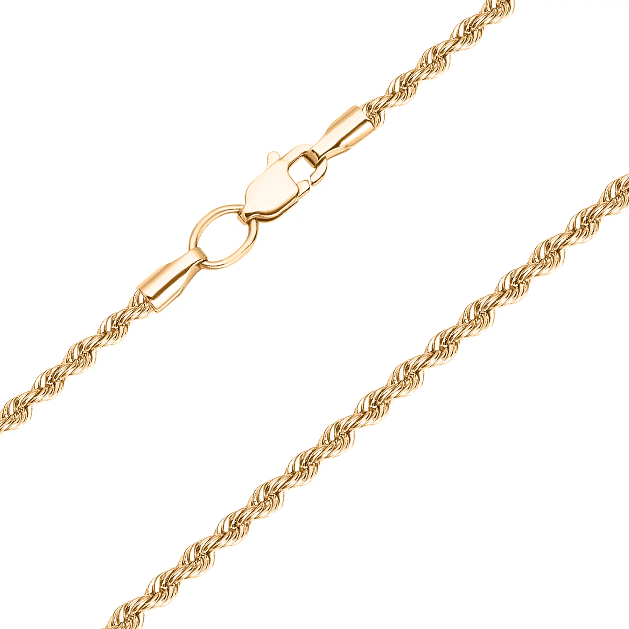 Цепочка из красного золота плетение жгут - 960182 – изображение 1