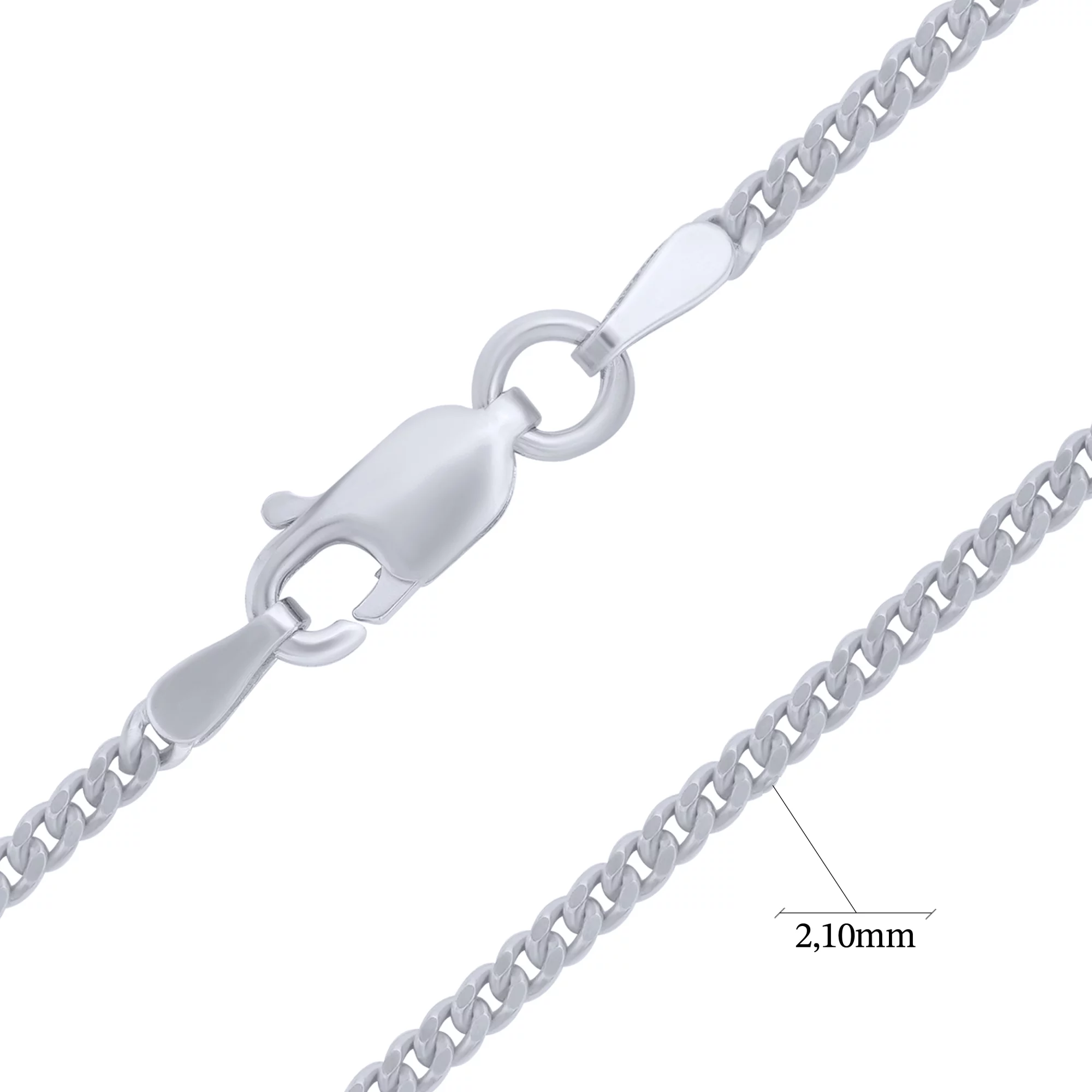Цепочка плетение панцирное из серебра - 1685807 – изображение 2