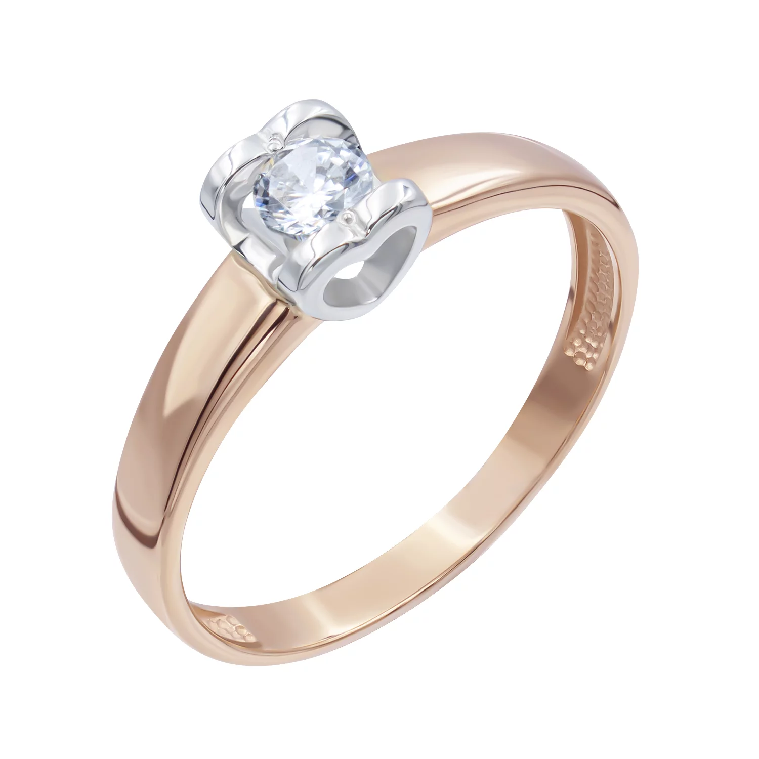 Золотое кольцо с фианитом. Артикул 700364: цена, отзывы, фото – купить в интернет-магазине AURUM