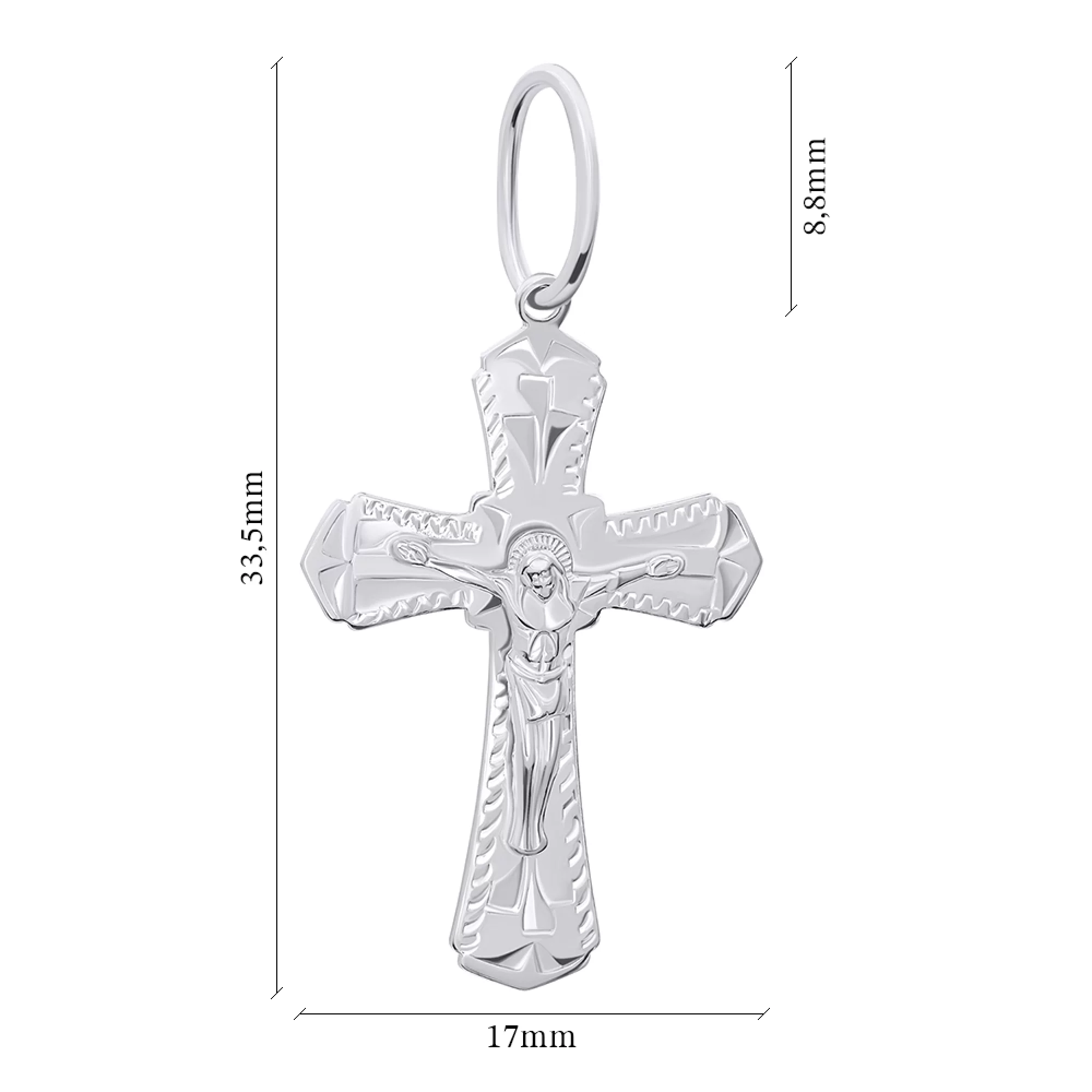 Срібний хрестик - 1487295 – зображення 3