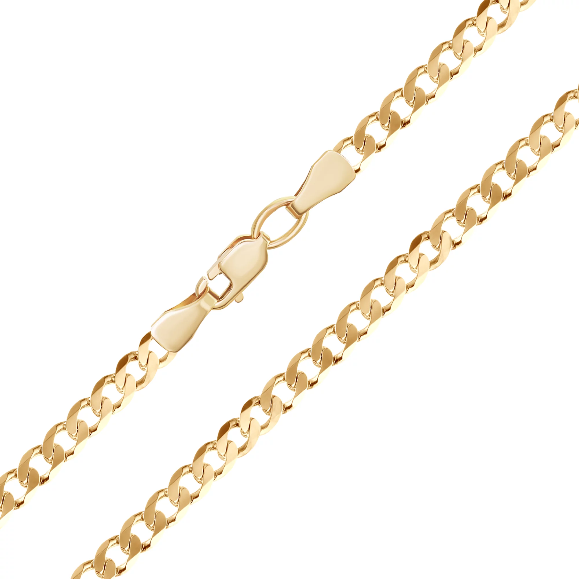 Цепочка из красного золота с плетением панцирь - 1679507 – изображение 1