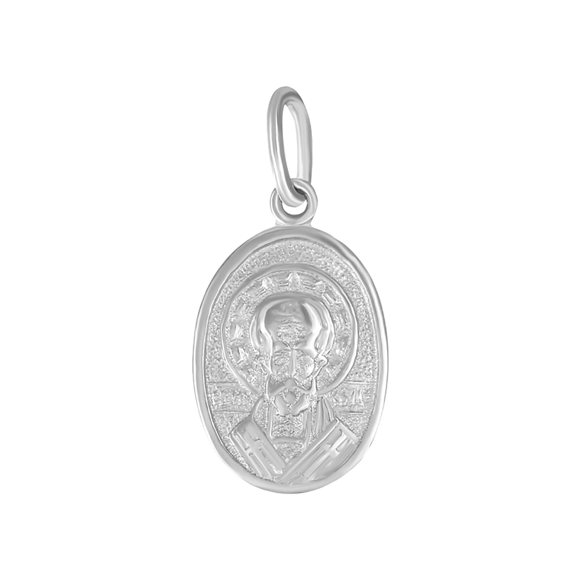 Срібна ладанка Святий Миколай - 973138 – зображення 1